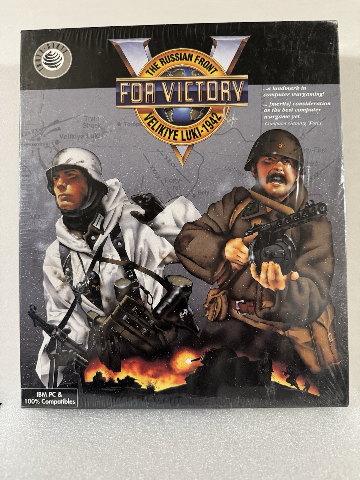 V for Victory: The Russian Front Velikiye Luki – 1942 PC Game [3.5in.] / NEW!!