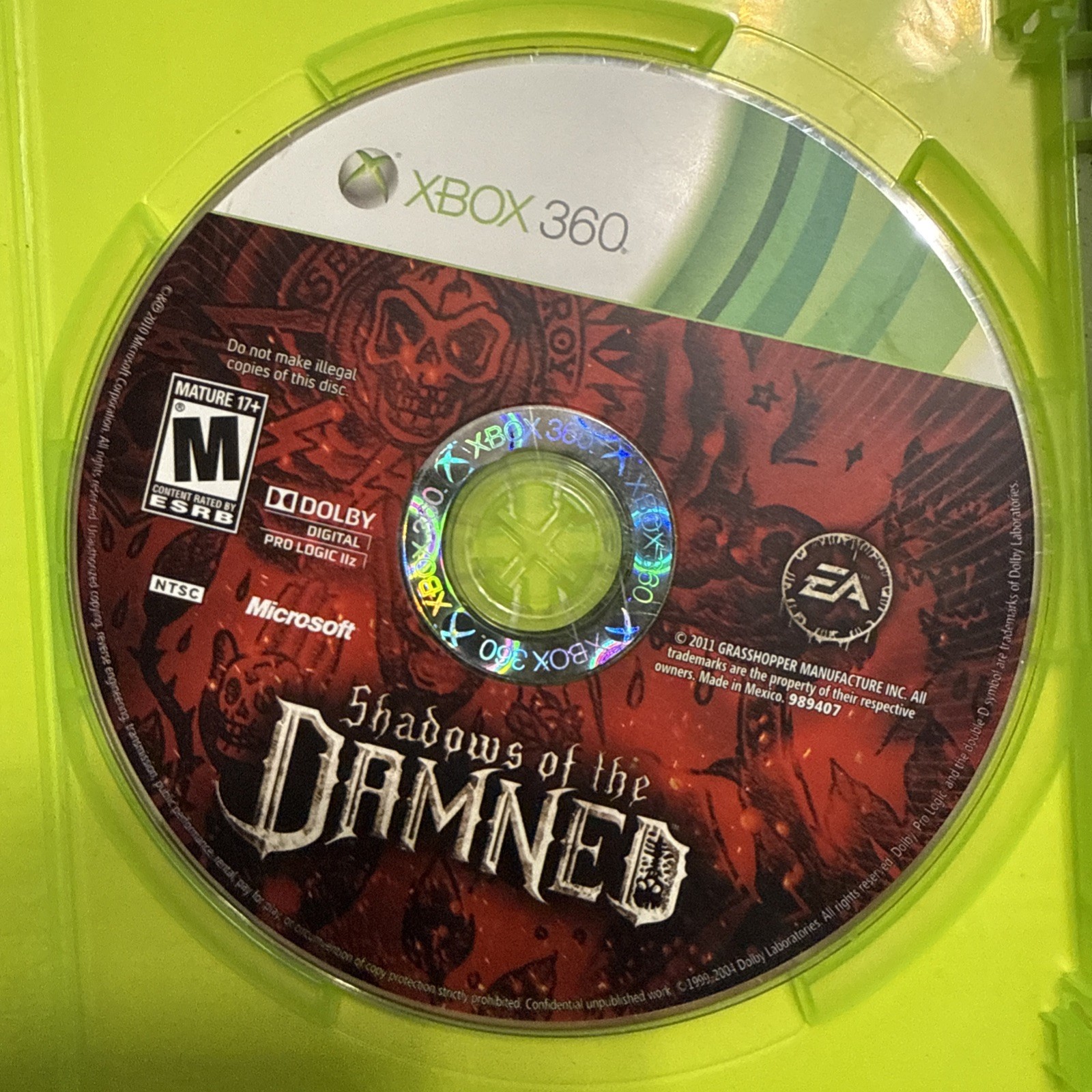 Shadows of the Damned Xbox 360 EA 2011