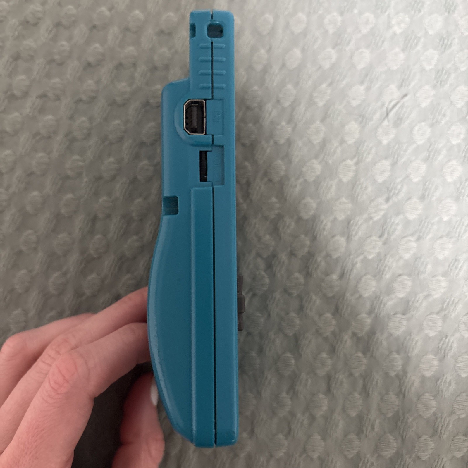 Teal Nintendo Game Boy Color Handheld Game Console – Teal, Missing Back.