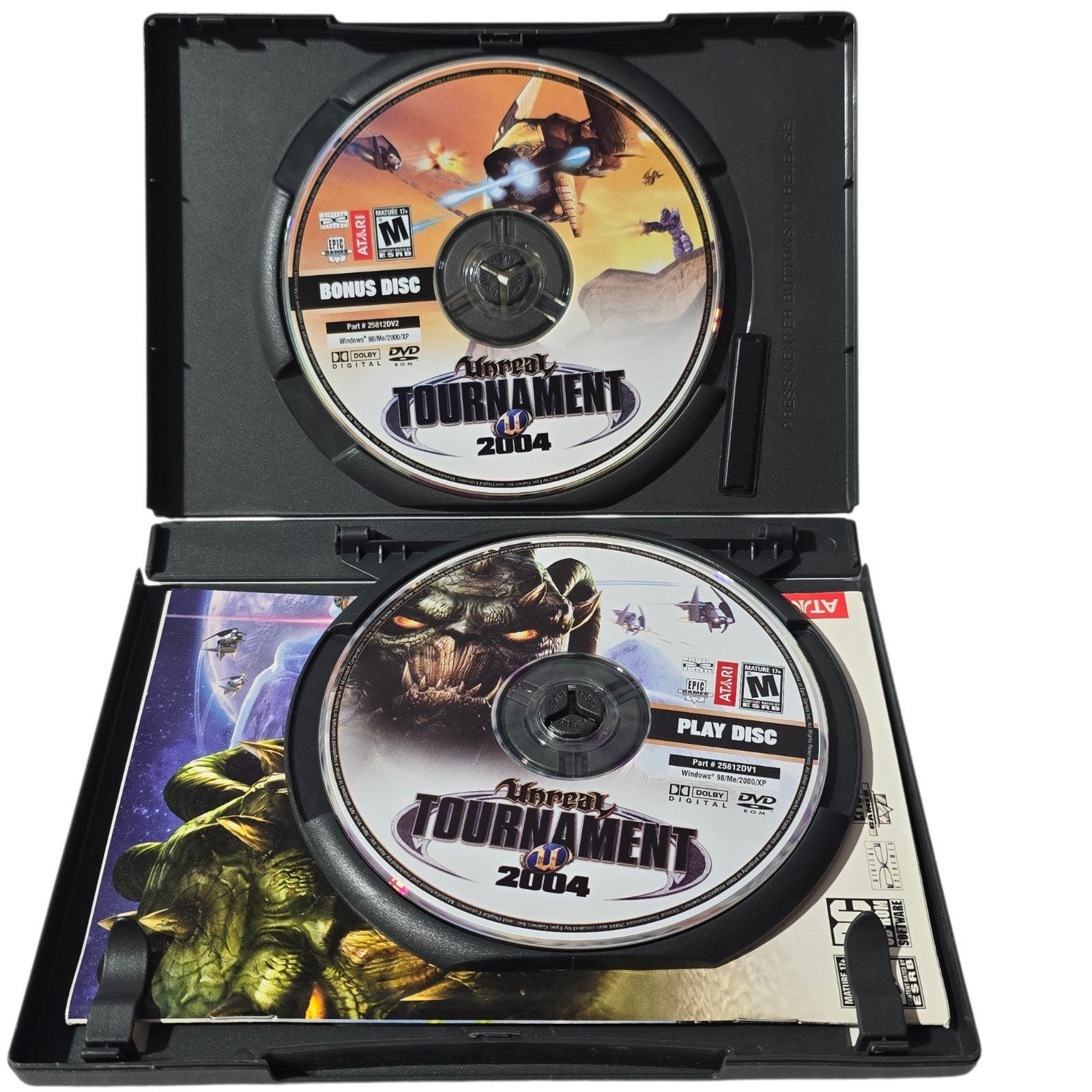Atari Unreal Tournament 2004 PC DVD-ROM 2-Disc Set Shooter M 2004