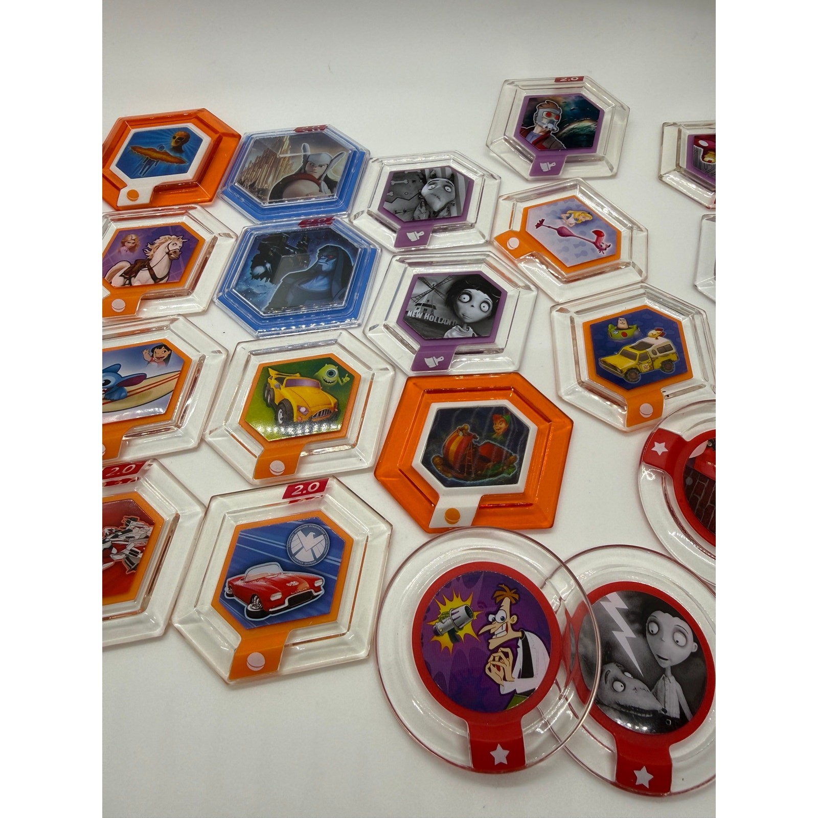 Mixed Lot Of Disney Infinity Power Disc
