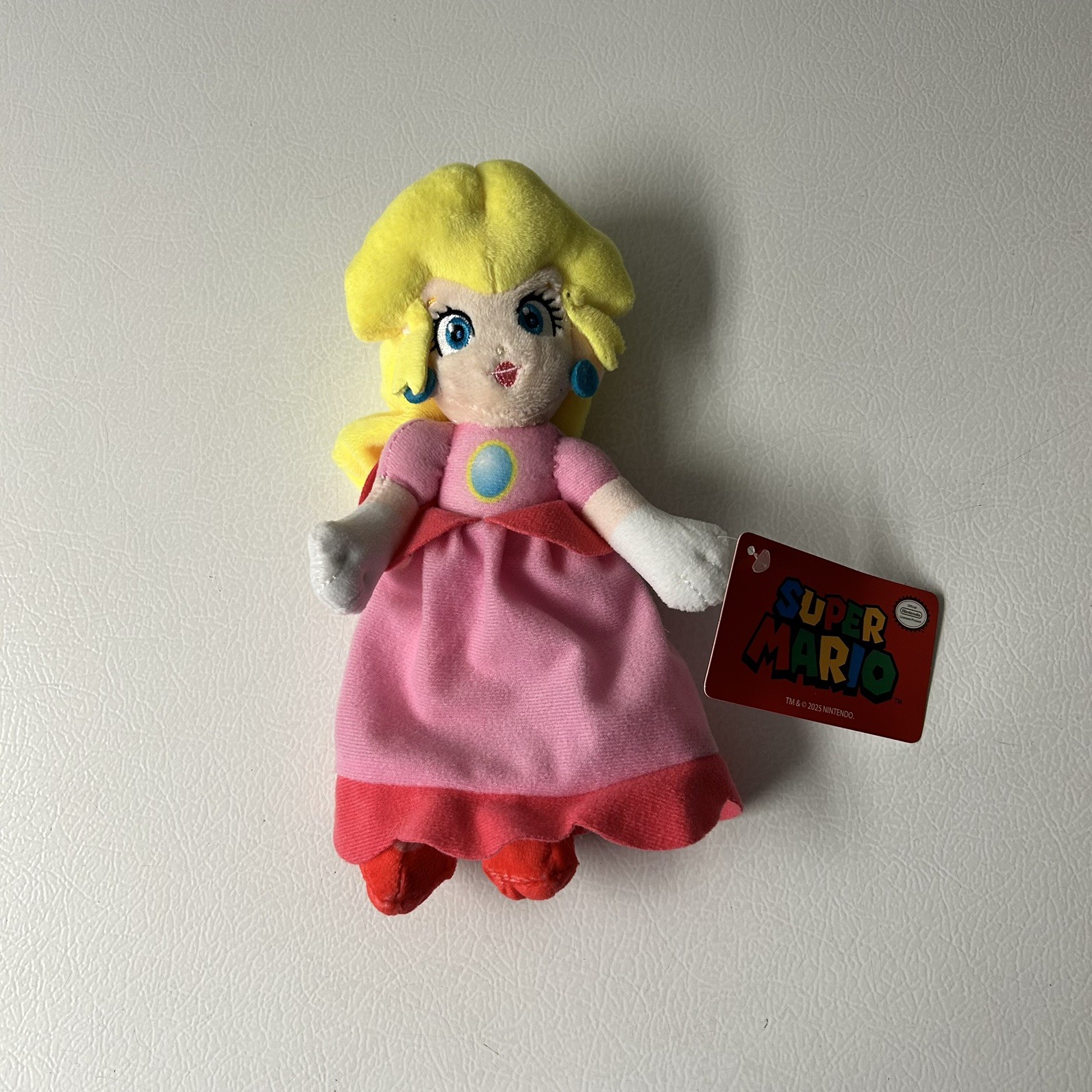 New SUPER MARIO Brothers – PRINCESS PEACH Pink Plush Stuffed 9” NWT