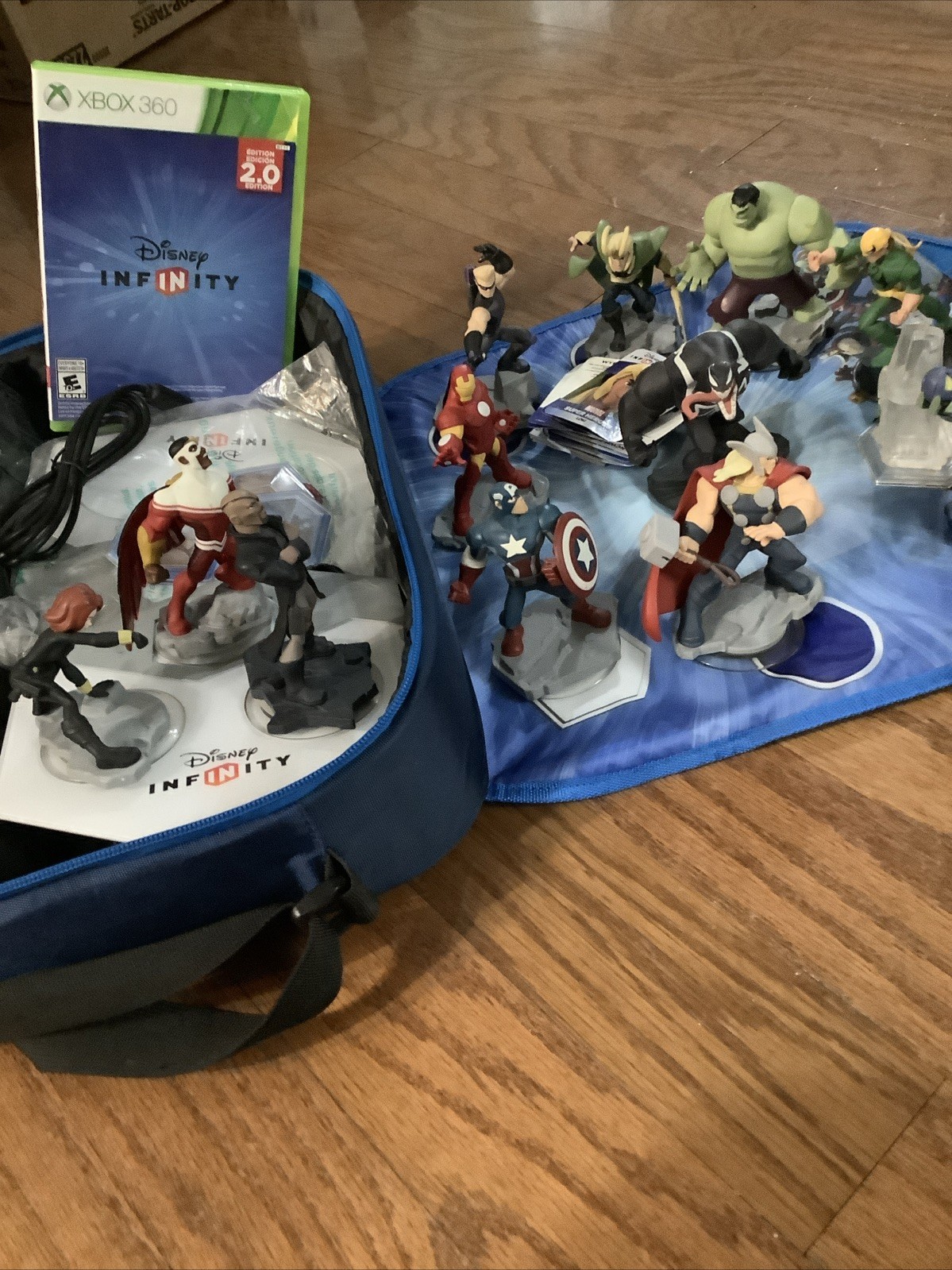Disney Infinity 2.0 Figures Spiderman & Nova Playset and Venom Infinity 2.0