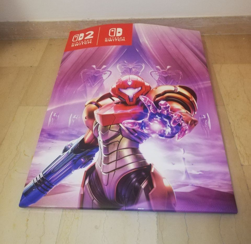 Metroid Prime 4 Beyond Store Display Standee Sign Promo Nintendo Switch RARE