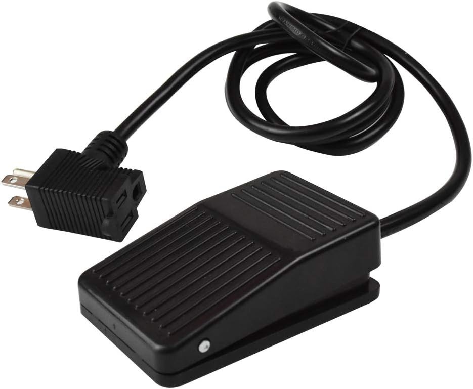 5-ft Heavy-Duty Foot Switch with Copper Contacts for Reliable Machine Control