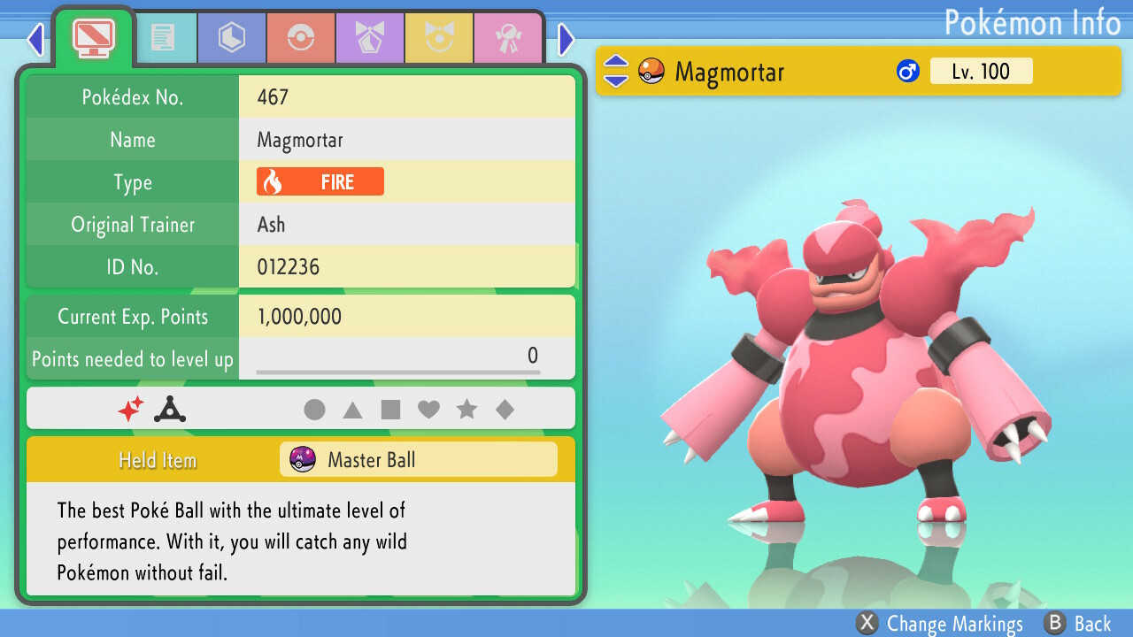 Pokemon Brilliant Diamond Exclusives Shiny Shining Pearl and + Master Balls