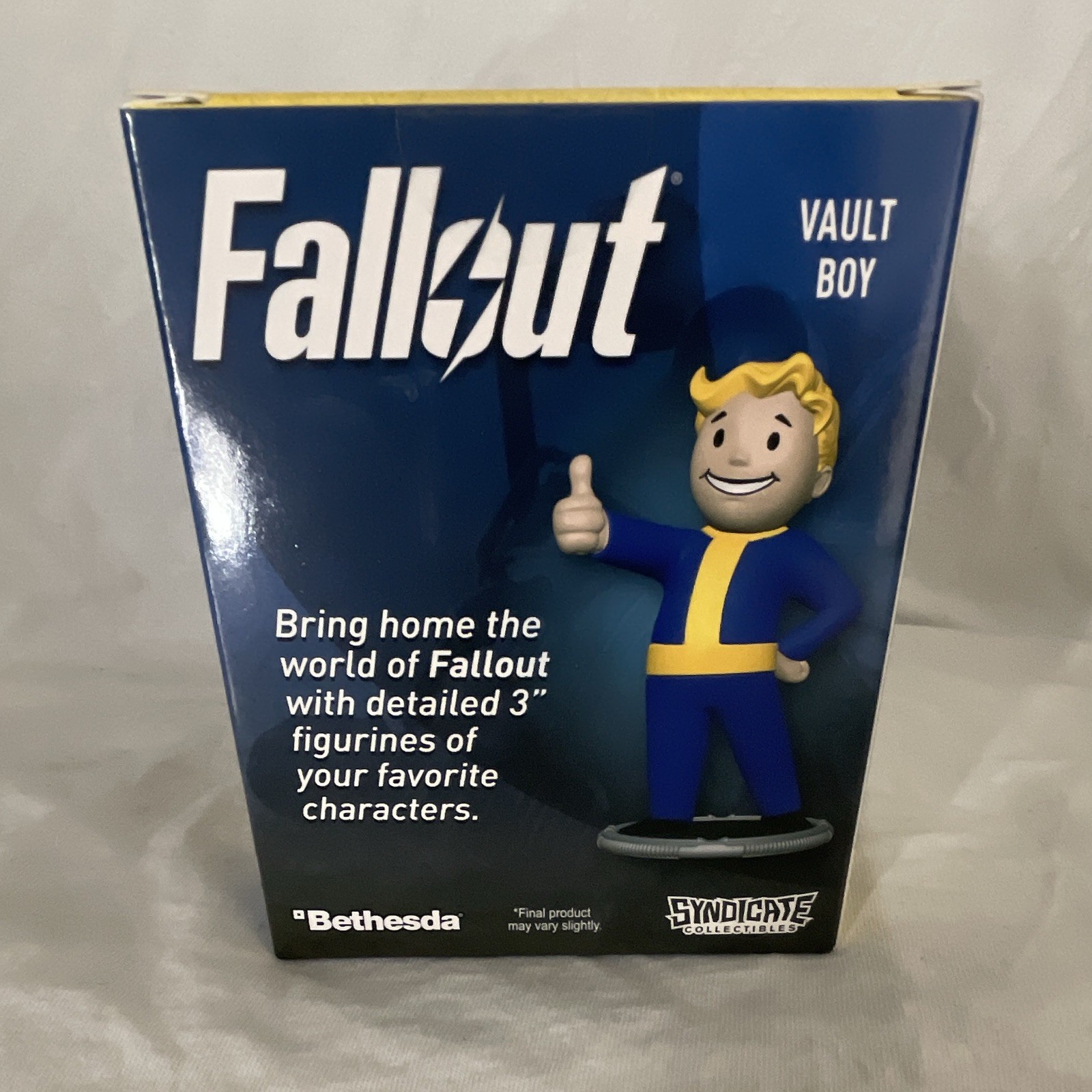 Syndicate Collectibles Fallout Vault Boy Collectible Figure 3″ Figurine