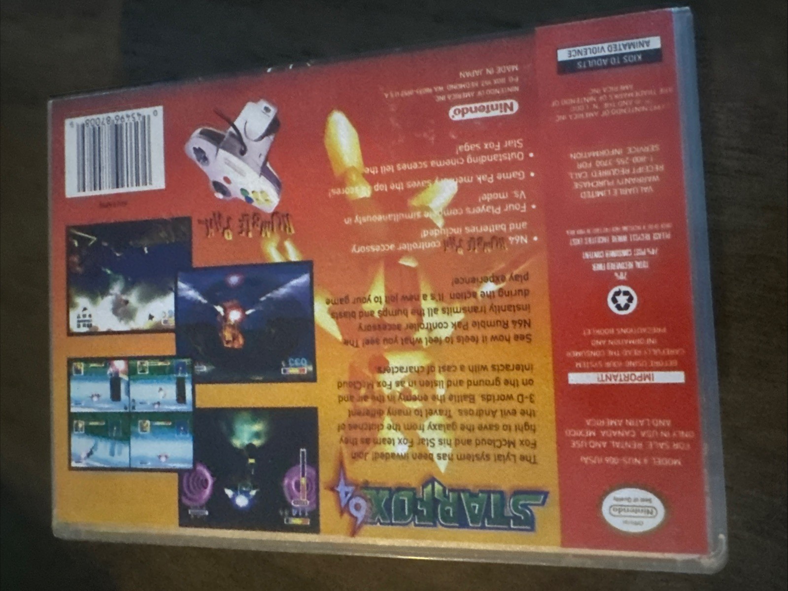 Star Fox 64 (Nintendo 64, 1997)