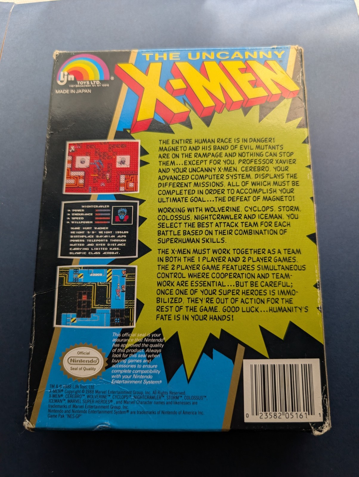 NES The Uncanny X-Men: Nintendo Complete In Box CIB – TESTED