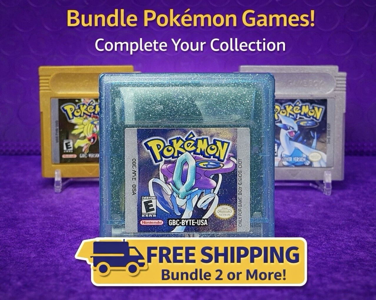 Pokemon Gold Gameboy Color [Authentic – New Save Battery] GBC Cartridge Only