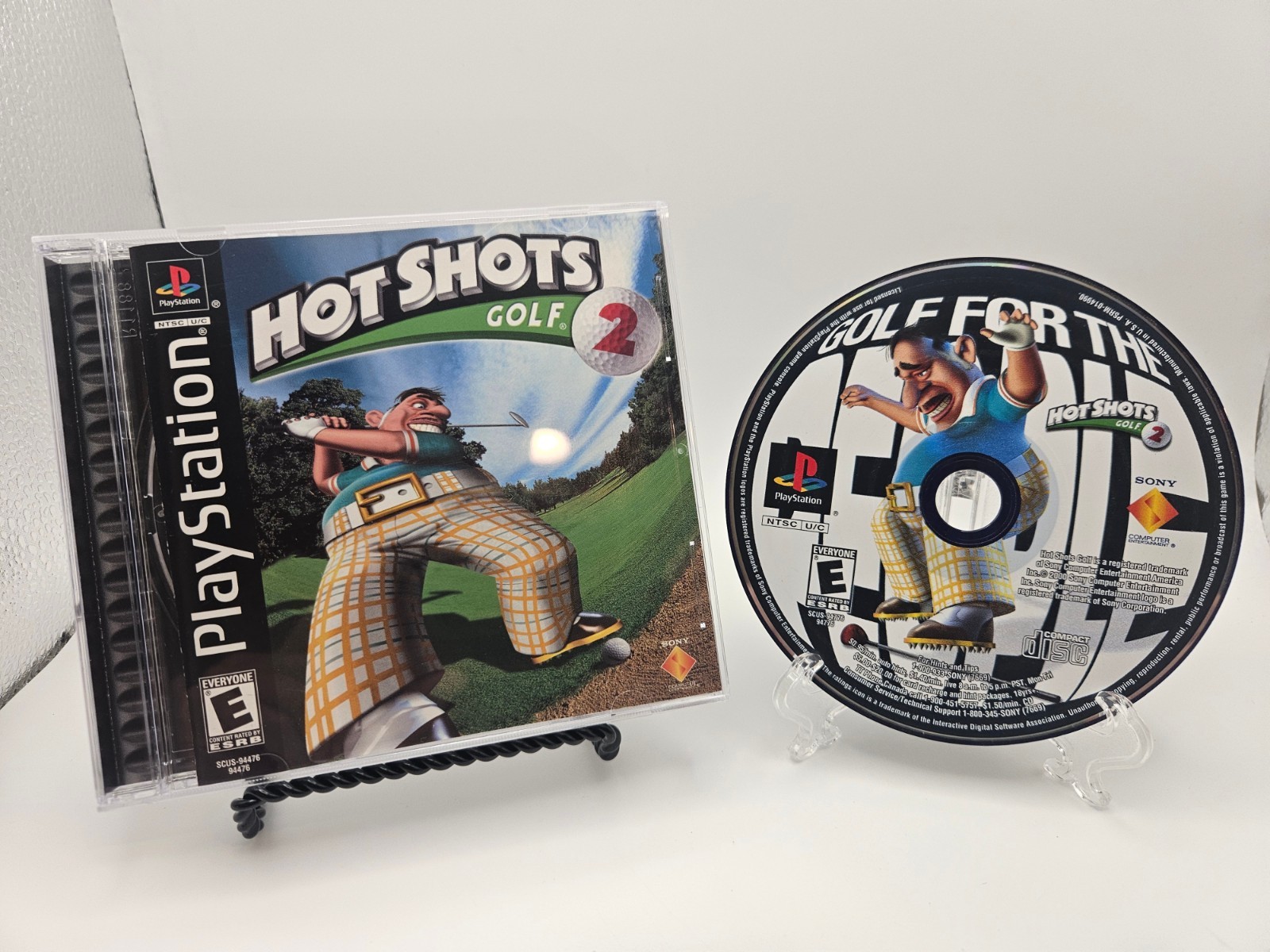 Hot Shots Golf 2 (PlayStation 1 PS1, 2000) CIB Complete Black Label + Reg Tested