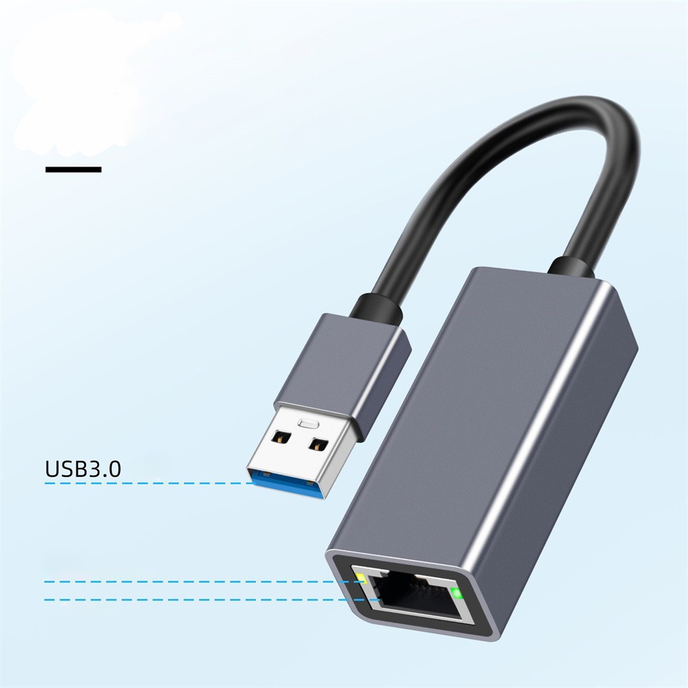 Gigabit Ethernet Adapter LAN Internet Network Adapter USB 3.0 to 1000 Mbps LAN