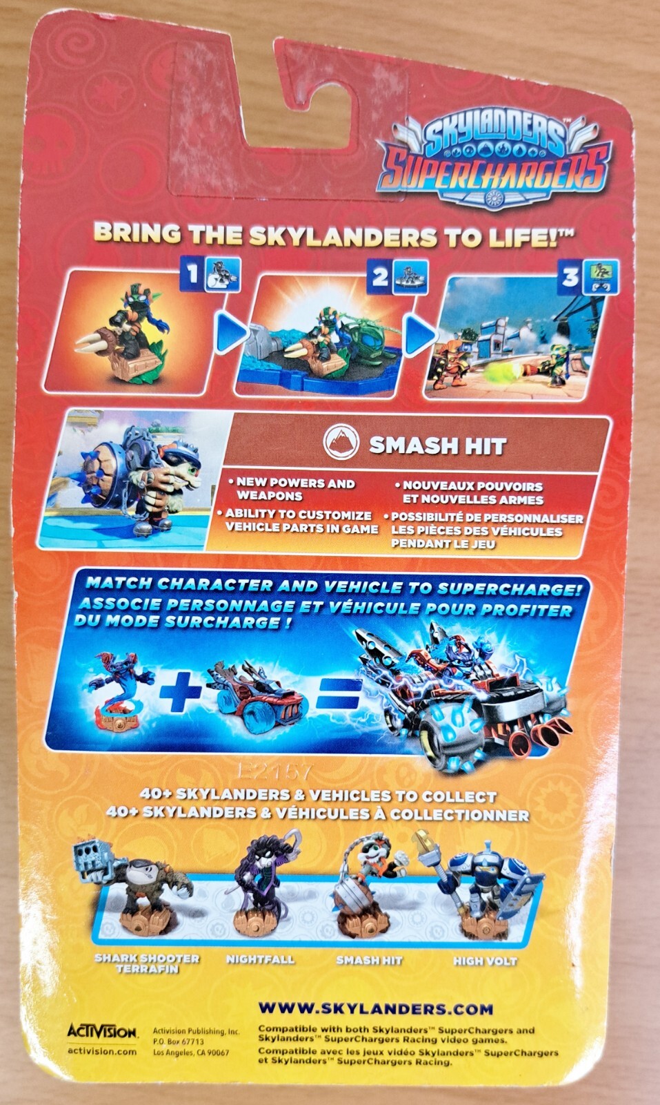 Skylanders Superchargers Smash Hit Character Figure Pack A – 2015 Activision New