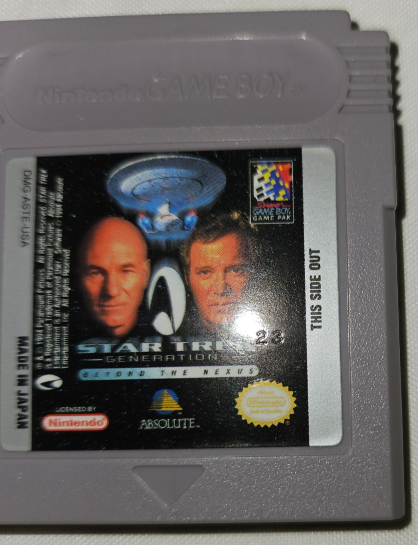 Star Trek Generations Beyond The Nexus Cartridge Only Authentic Nintendo GameBoy