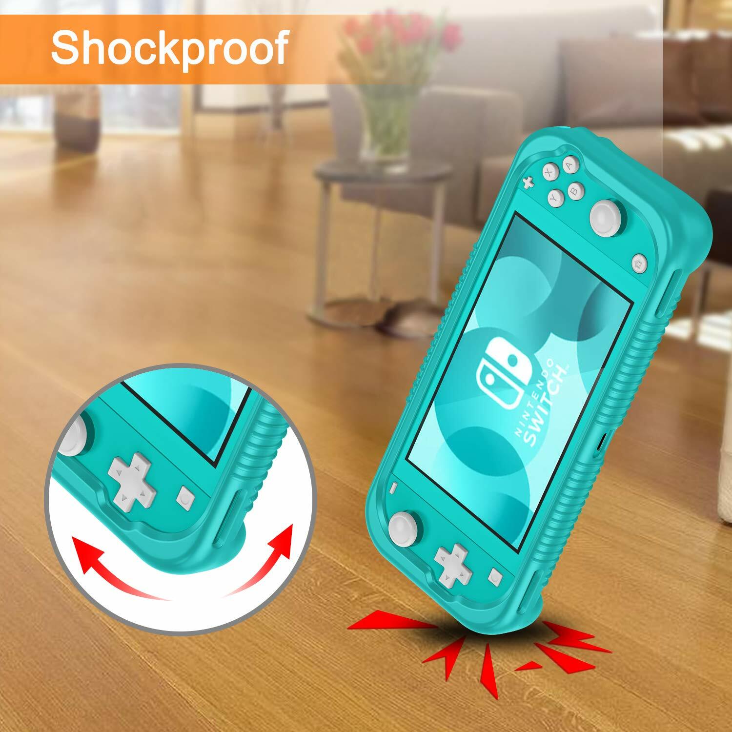 For Nintendo Switch Lite 2019 Console Soft Silicone Case Grip Shock Proof Cover