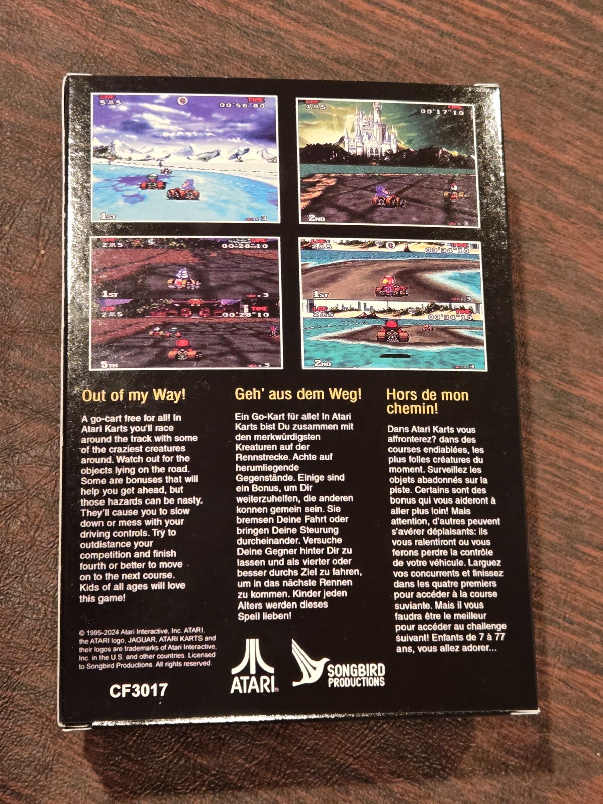 Atari Karts for the Atari Jaguar – Songbird Productions – BRAND NEW
