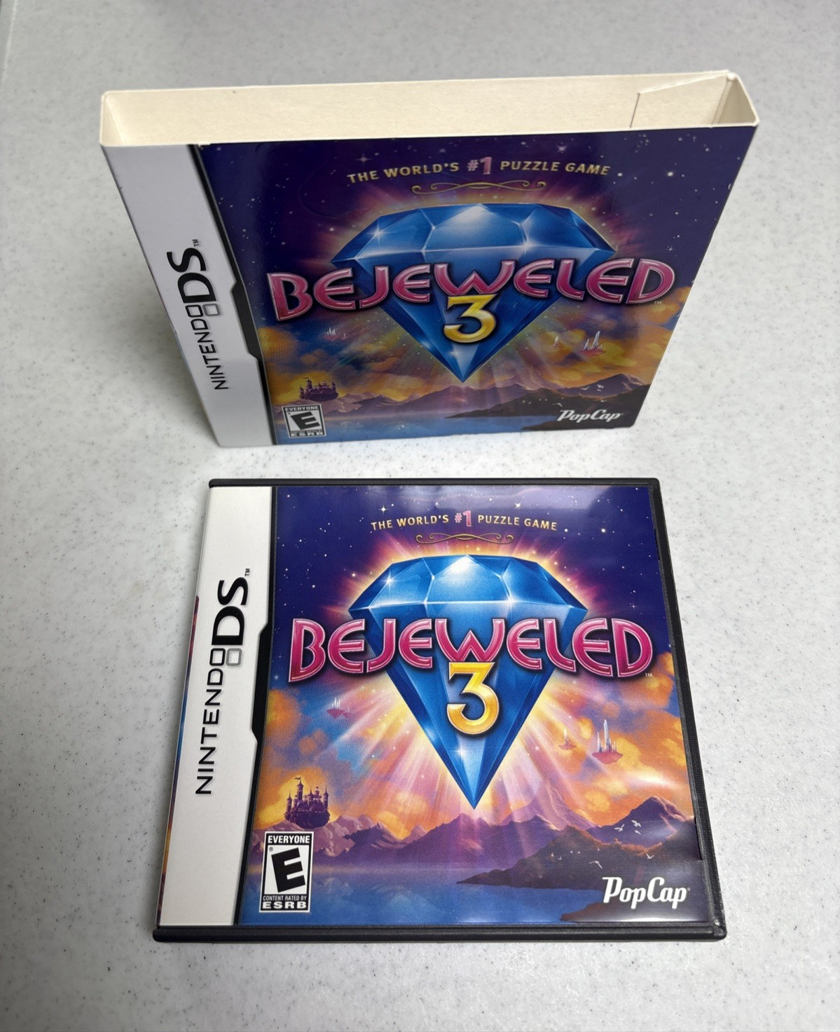 Bejeweled 3 Nintendo DS 2011 Complete w/ Game, Manual & Slip cover Tested Works
