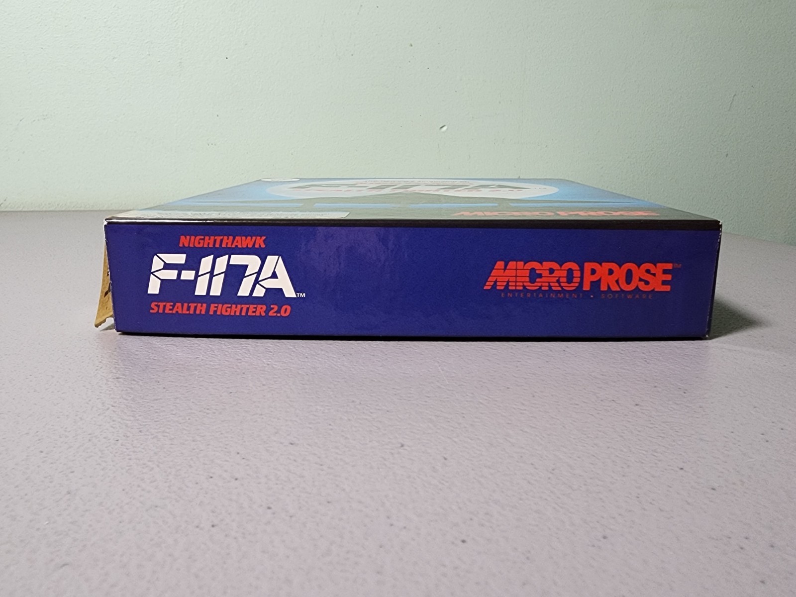 NIGHTHAWK F-117A Stealth Fighter 2.0 IBM PC Big Box 3.5 Floppy Disk Complete CIB
