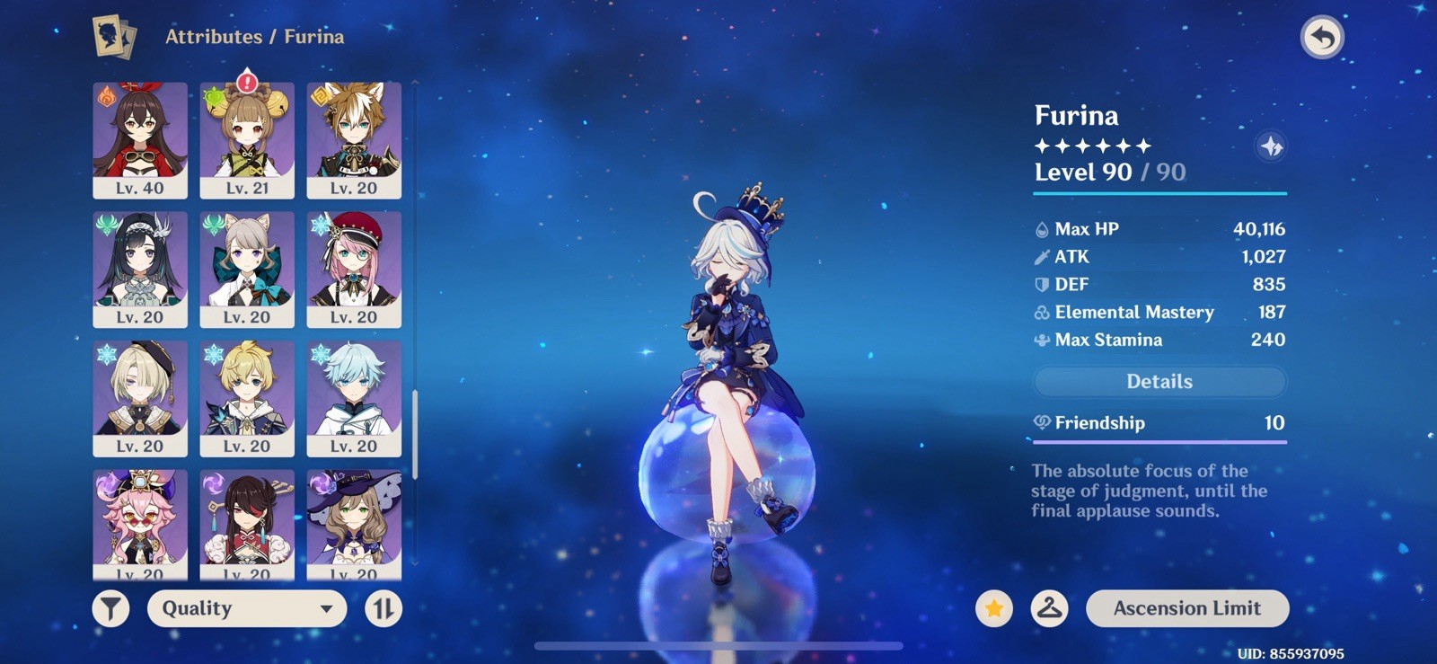 Gneshin impact/ Asia Server/ Ar60/MESSAGE BEFORE PRUCHASE PLEASE:)