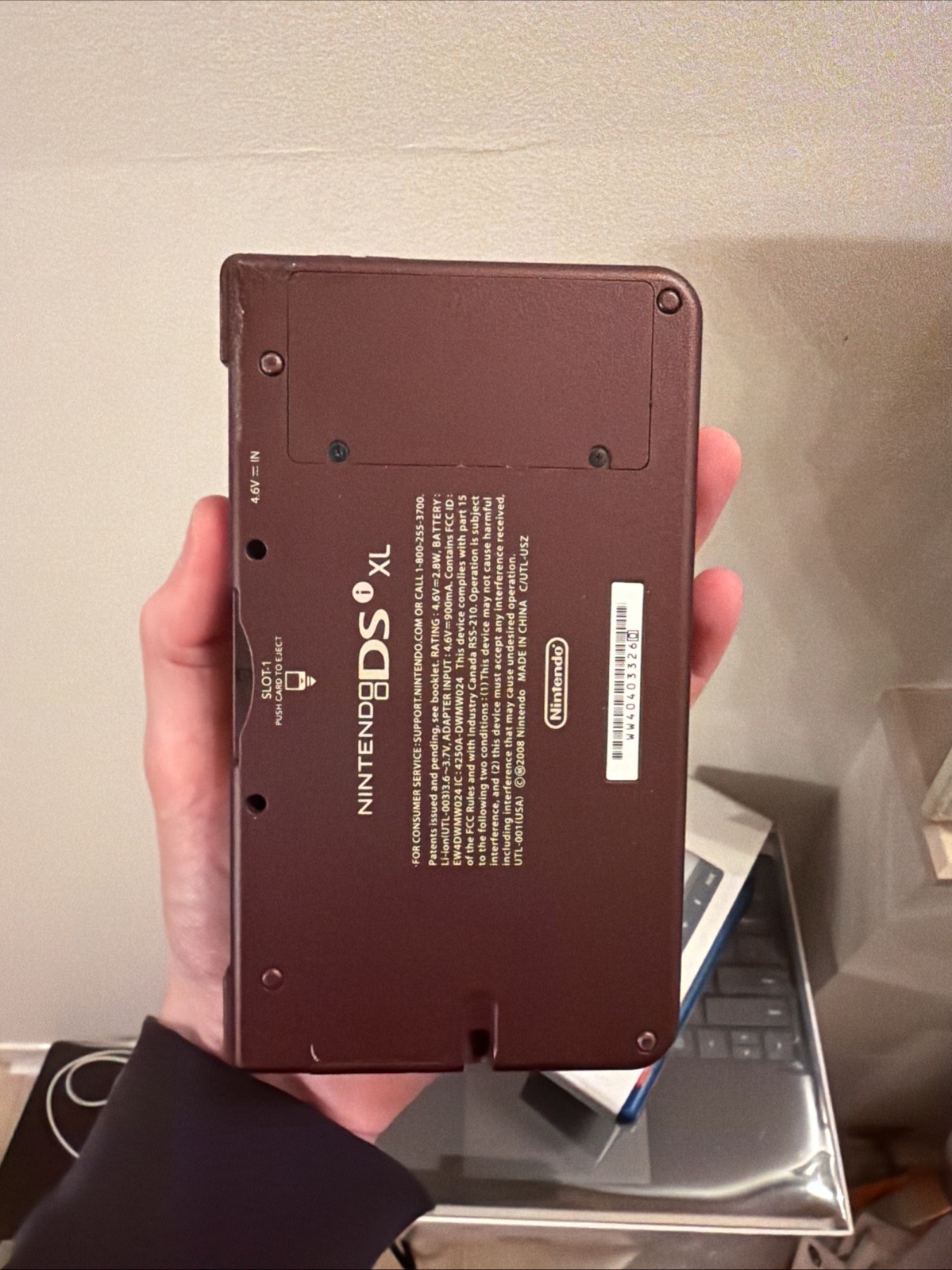 Nintendo DSi XL Handheld System – Burgundy Clean
