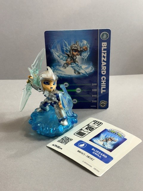Skylanders Swap Force Figure Card Blizzard Chill Activision Series 3 X-Box 360