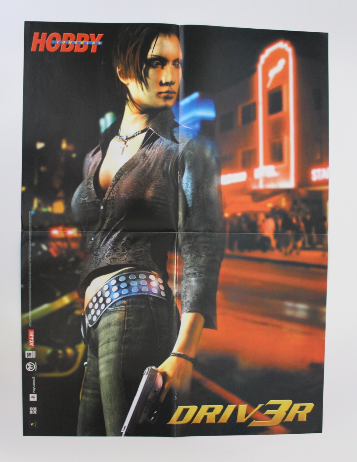 2004 DRIV3R / DRIVER 3 Double-Sided Poster 23″ x 18″ (58 x 43 cm.) HTF!