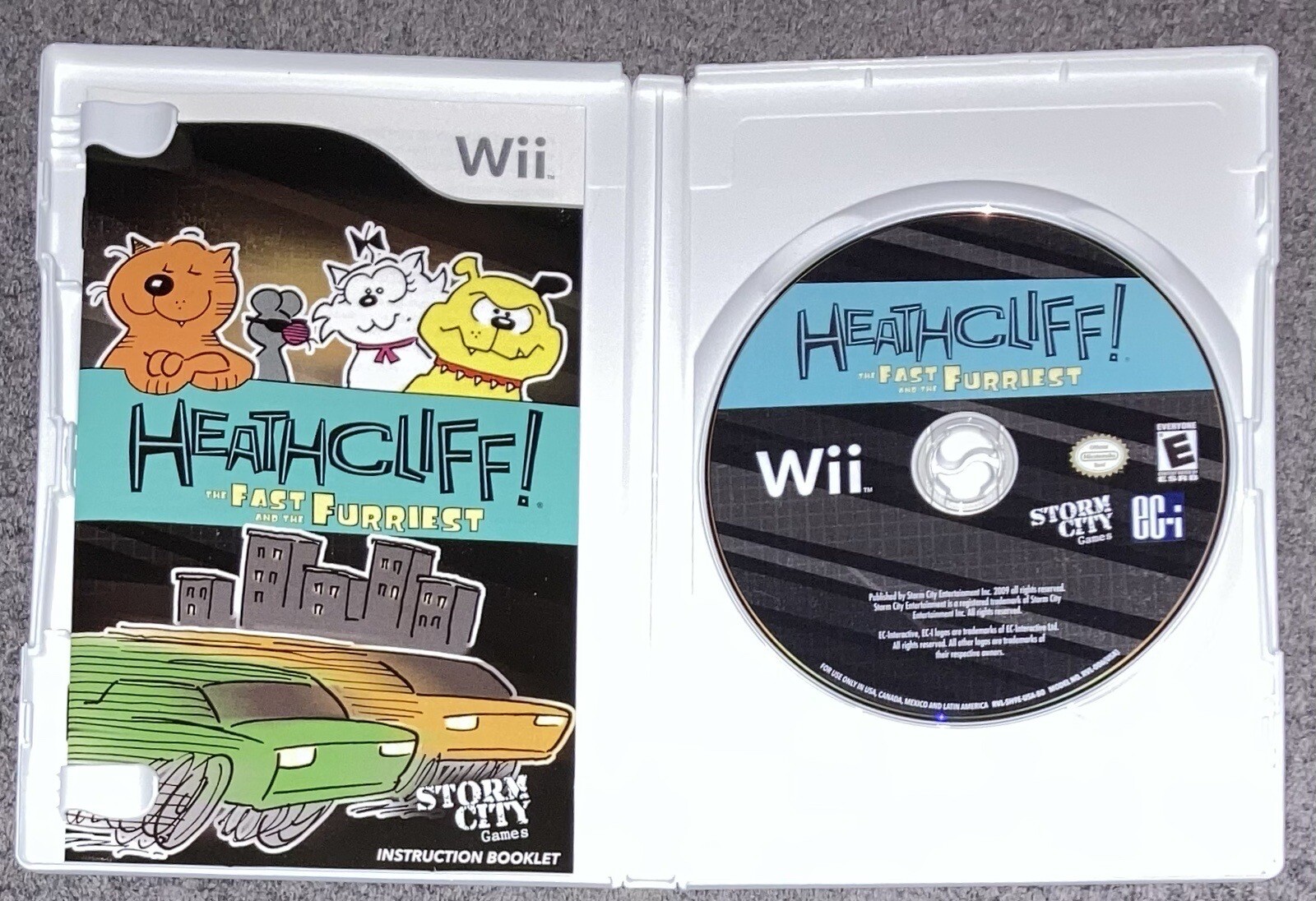Heathcliff The Fast and the Furriest Nintendo Wii Storm City Games