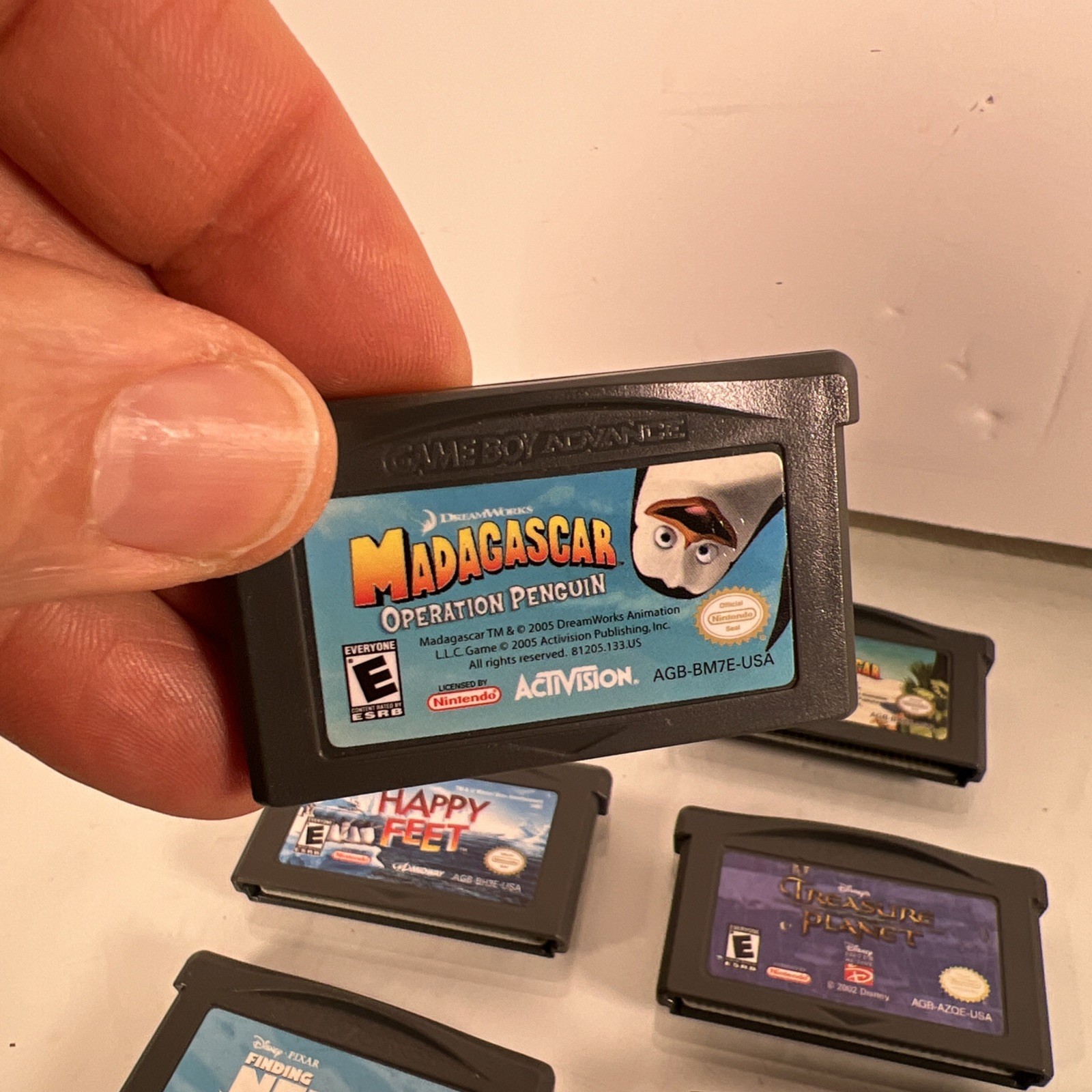 Lot of 6 Popular Nintendo Game Boy Advance Games Movie Themed