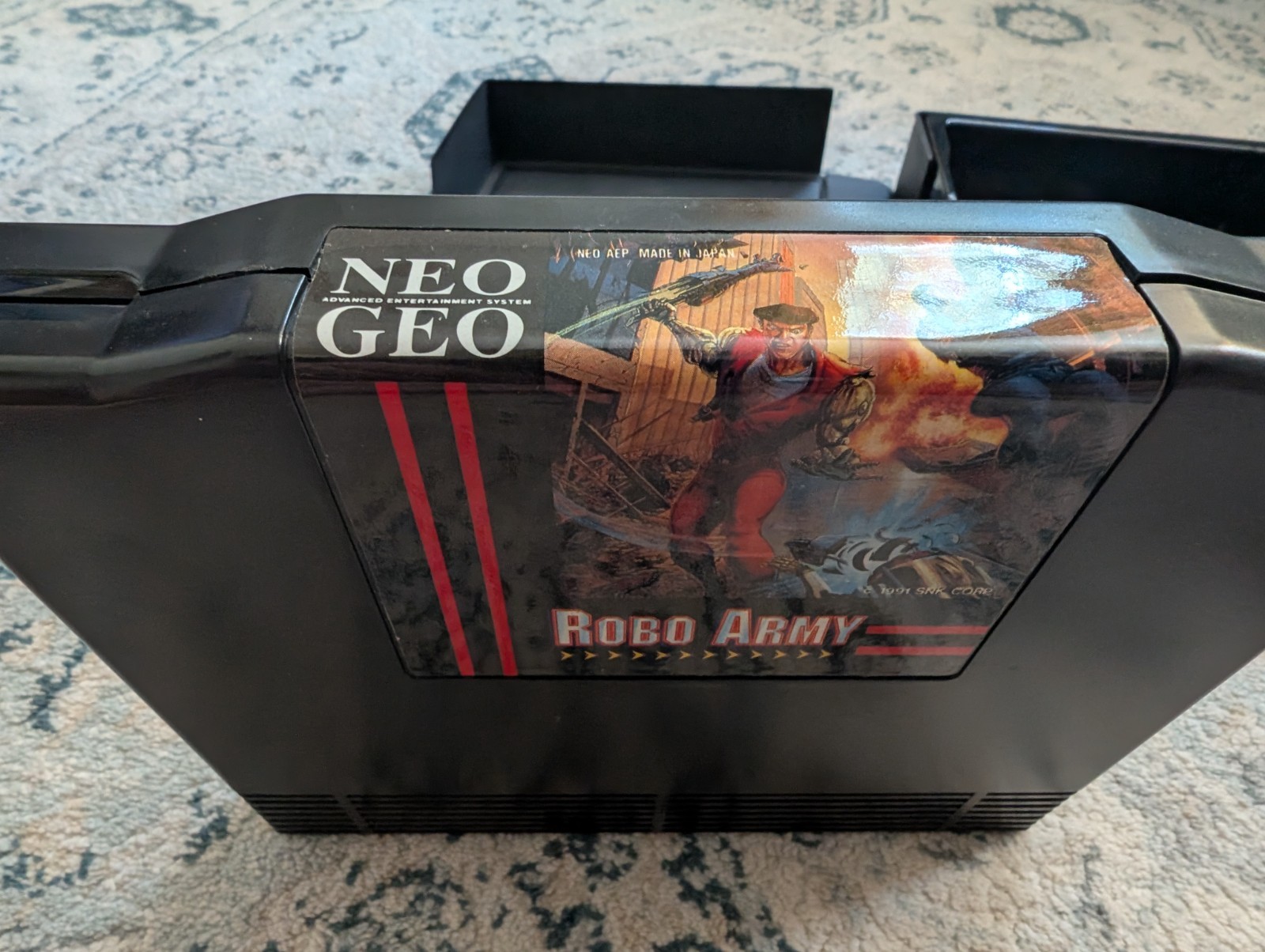 Robo Army Neo Geo AES – English Euro Complete – Non-Dog Tag
