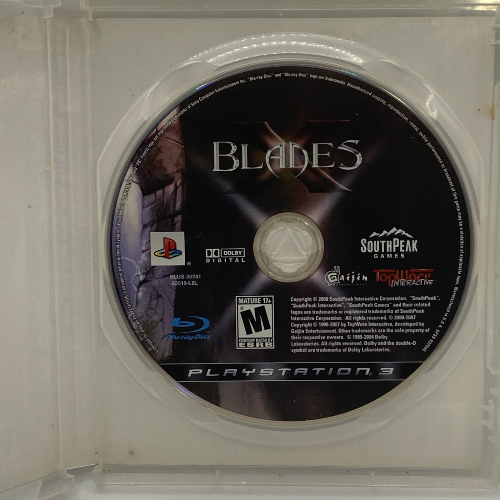 Sony PlayStation 3 X-Blades Cib Working and Tested No Manual