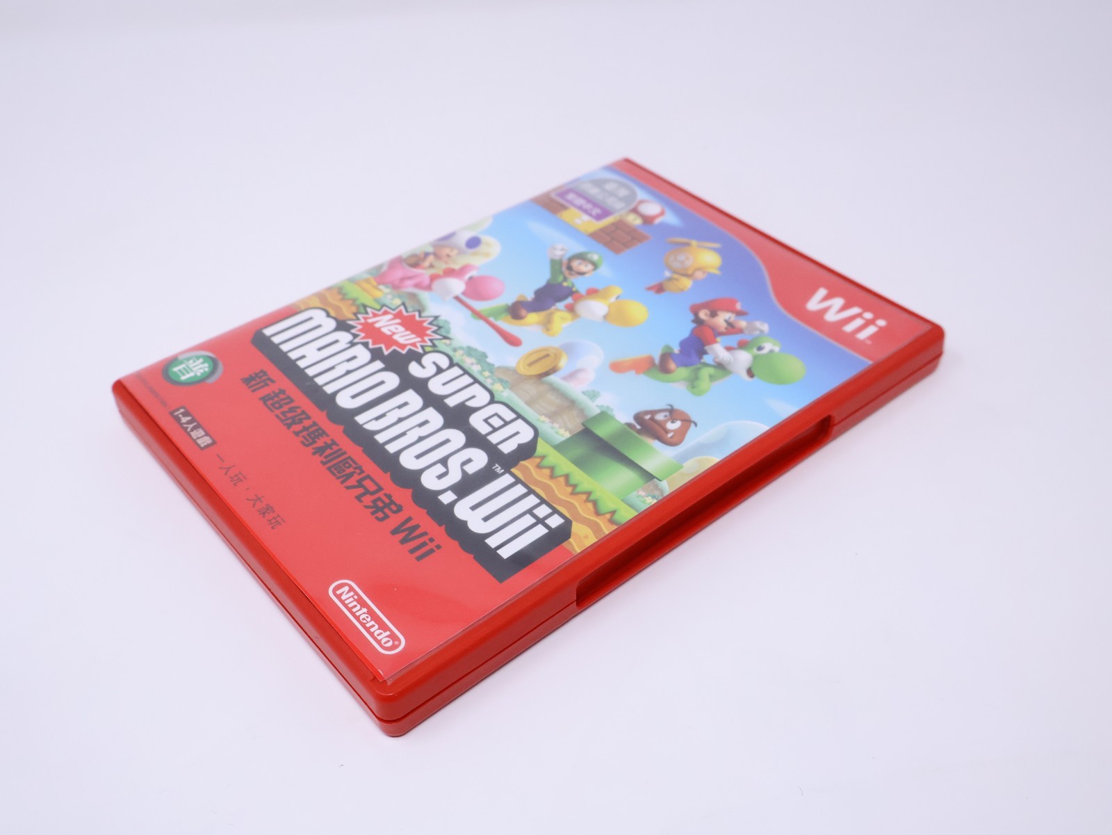 New Super Mario Bros Wii Chinese Taiwan Chinese CIB Box & Manuals US Ship