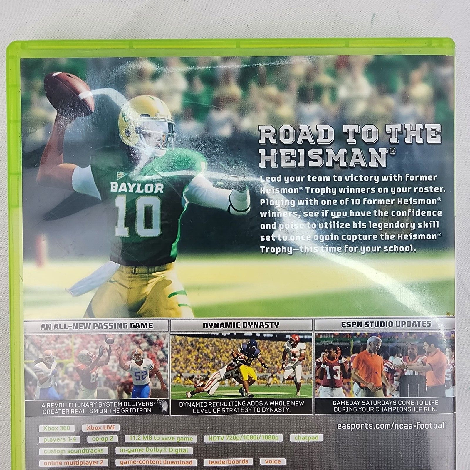 NCAA Football 13 (Microsoft Xbox 360, 2012) No Manual