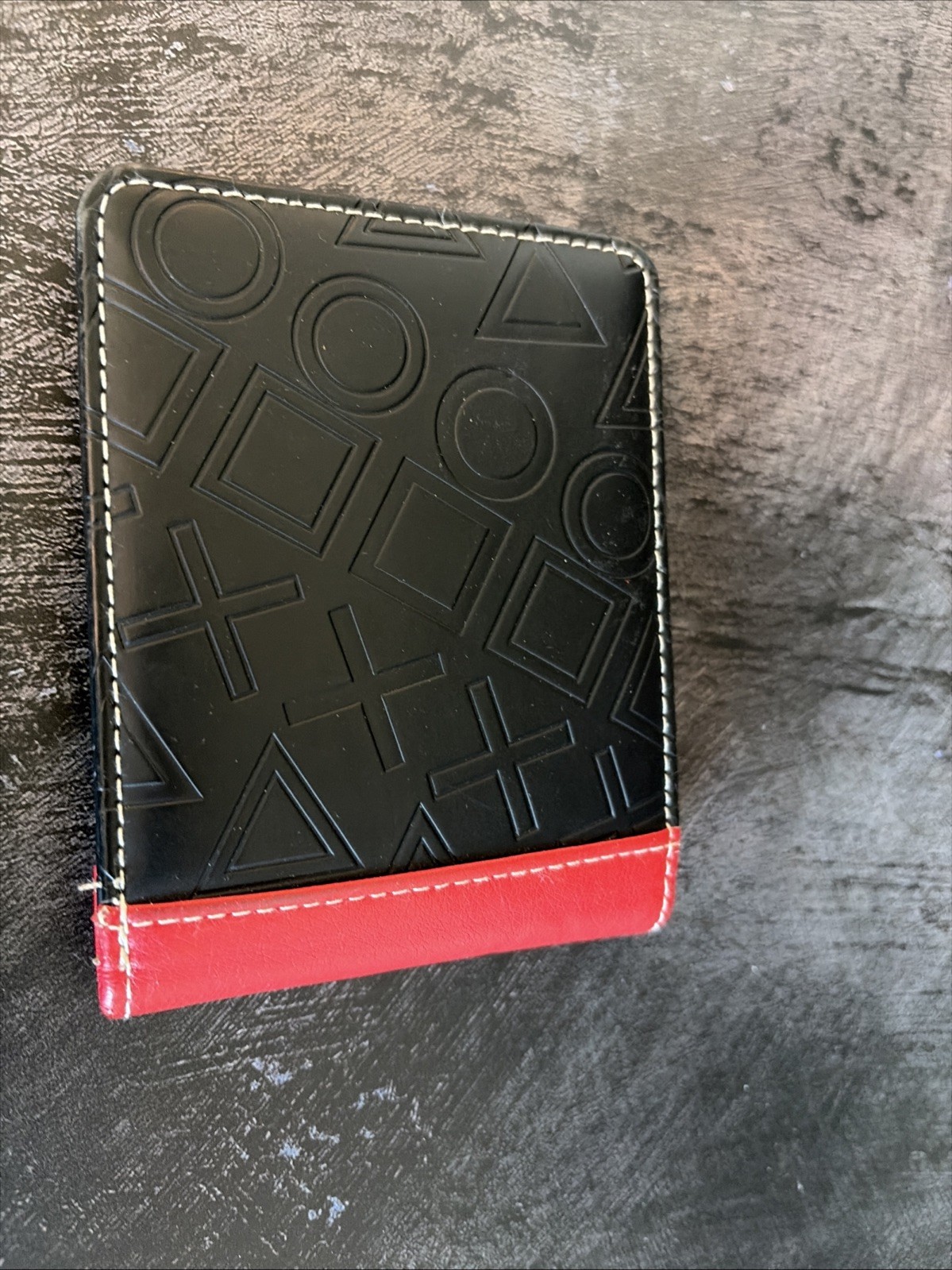 Sony PlayStation Wallet Black Synthetic Leather