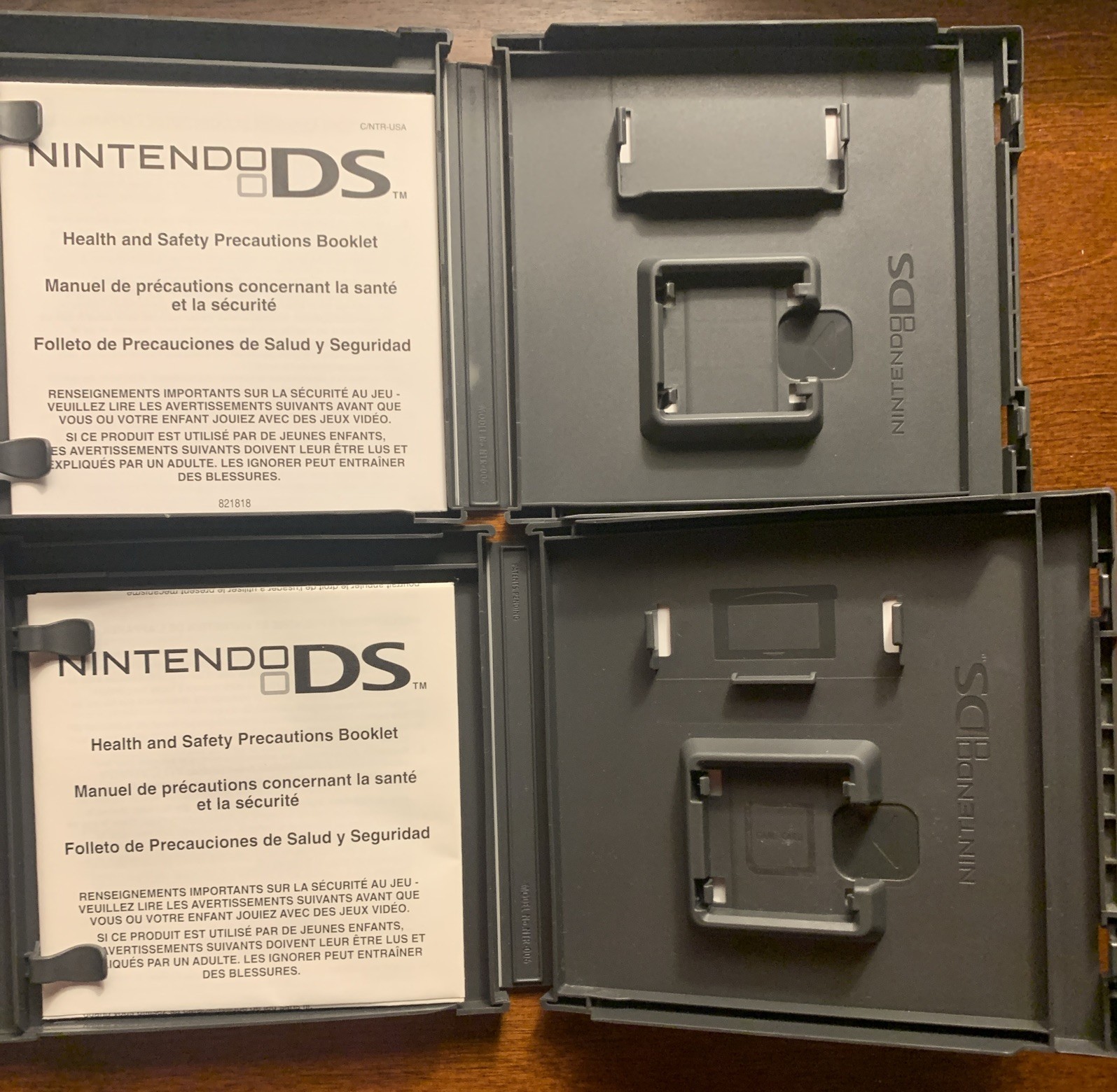 Pokemon White + Black Nintendo DS Replacement *(4) Cases Only NO GAMES – Bundle