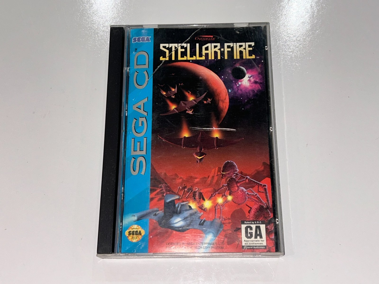 4 Sega CD Games (Racing Aces, Stellar-Fire, ThunderStrike, Tomcat Alley) Lot 8
