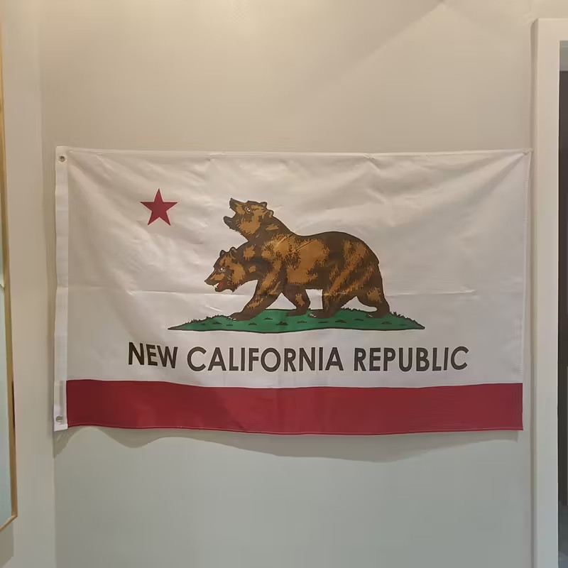 Fallout New California Republic Flag NCR (Sealed) 5ft X 3ft