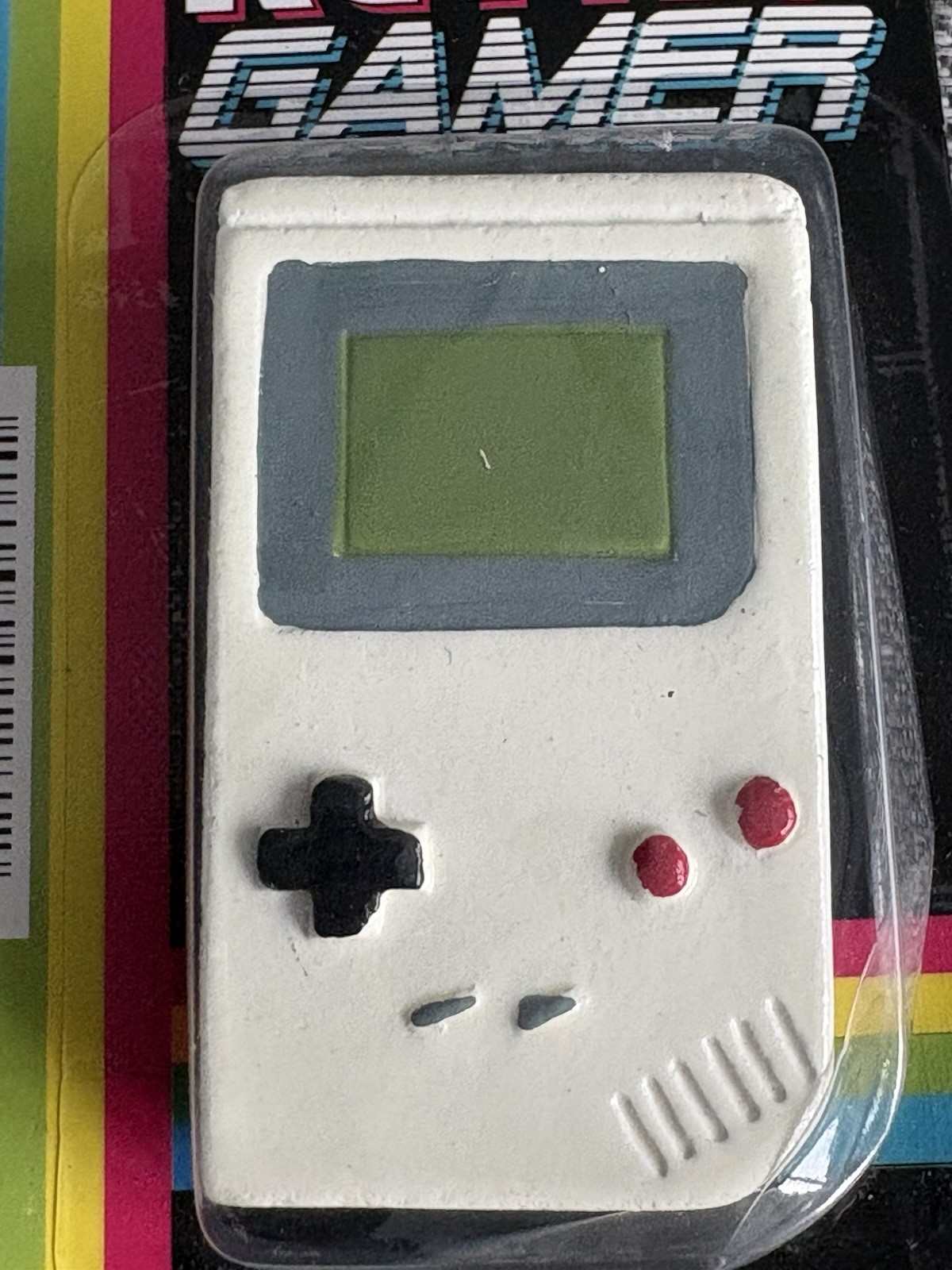 “Retro Gamer” fridge magnet designed to look like a classic Game Boy