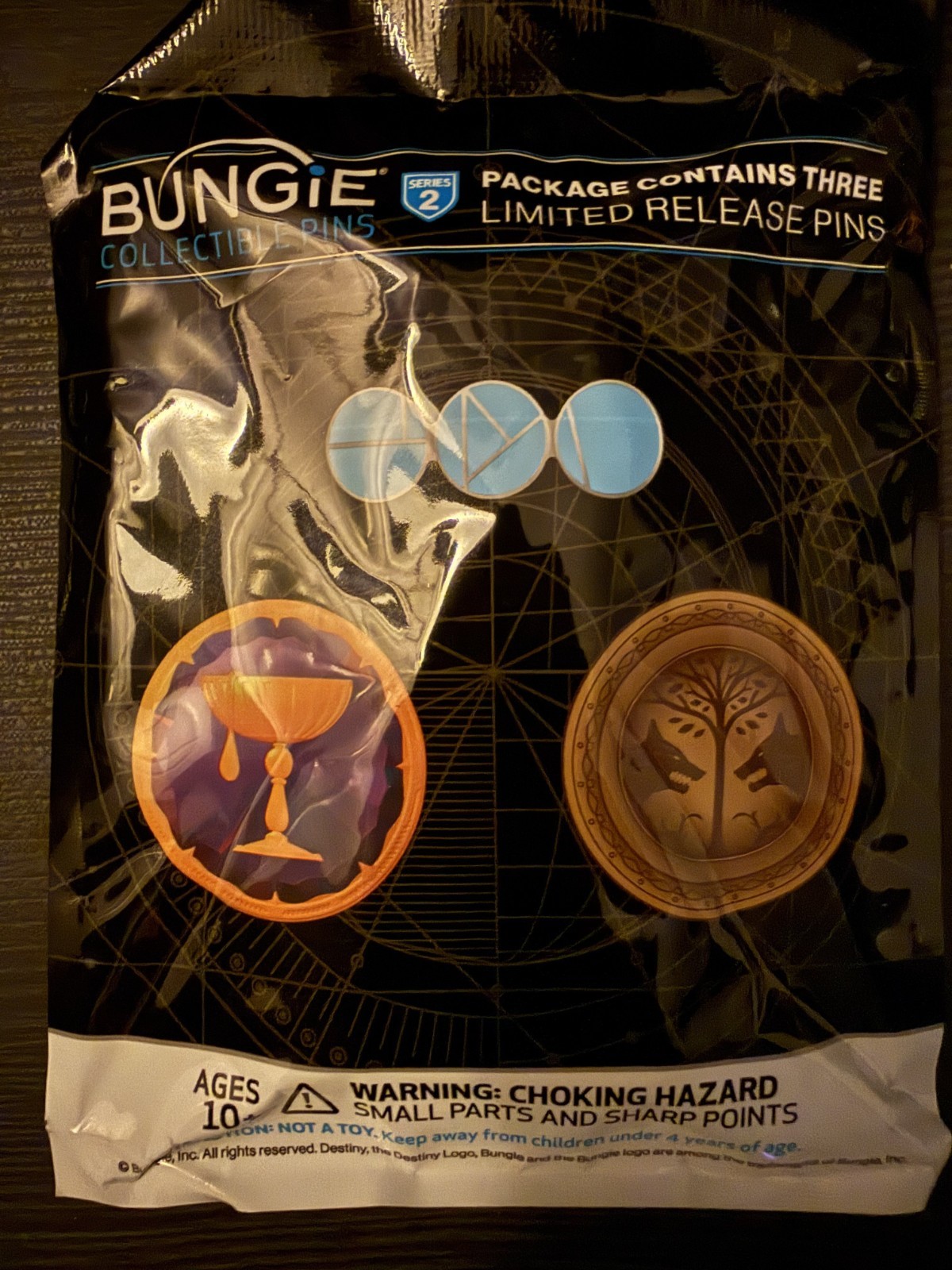 Destiny Rituals Pin Set SEALED Leviathan Iron Banner Trials of the Nine Bungie
