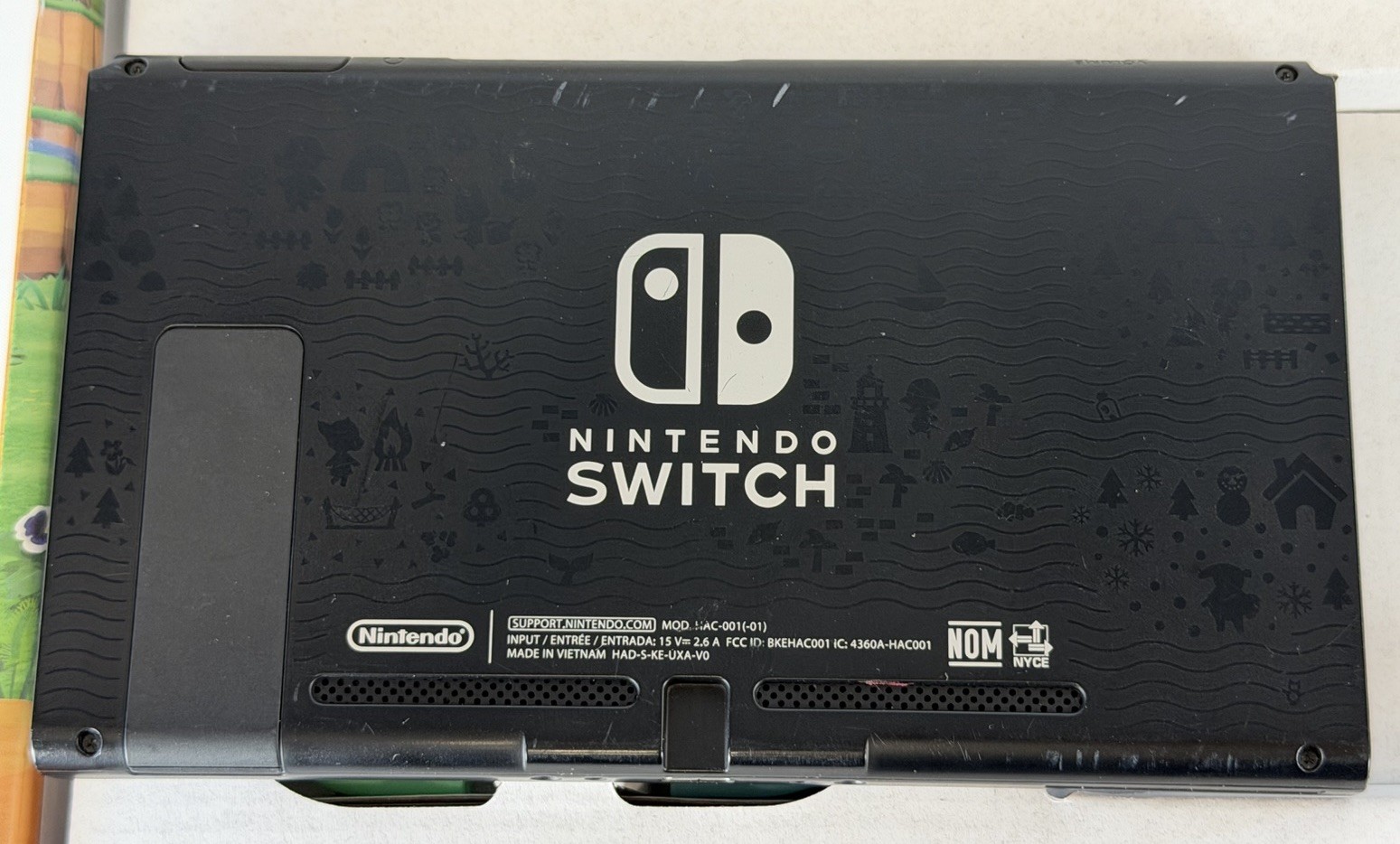 ANIMAL CROSSING NINTENDO SWITCH GAME CONSOLE HAC-001(-01) CIB *TESTED & WORKING*