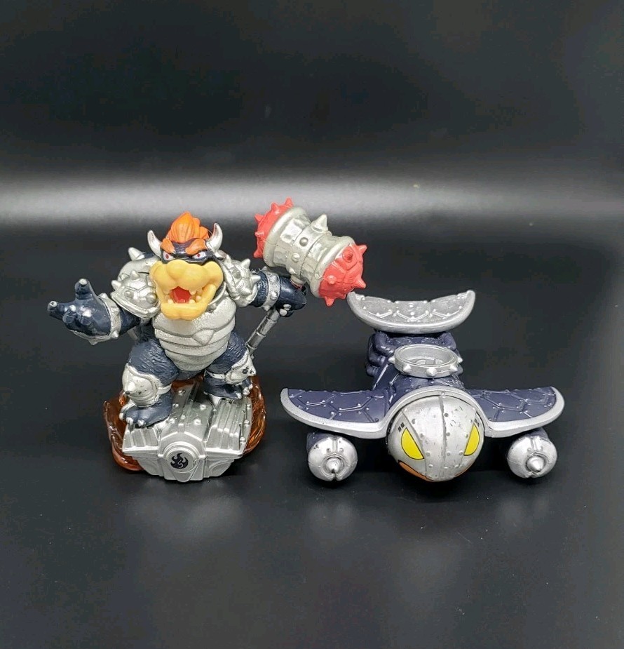 Dark Hammer Slam Bowser & Clown Cruiser Skylanders Superchargers Figure Amiibo