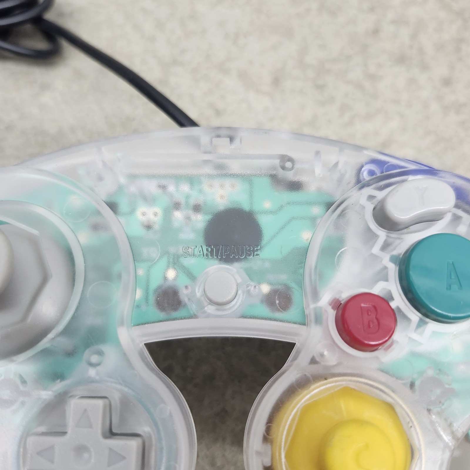 Wired NGC Controller Gamepad For Nintendo GameCube GC & Wii U Console CLEAR