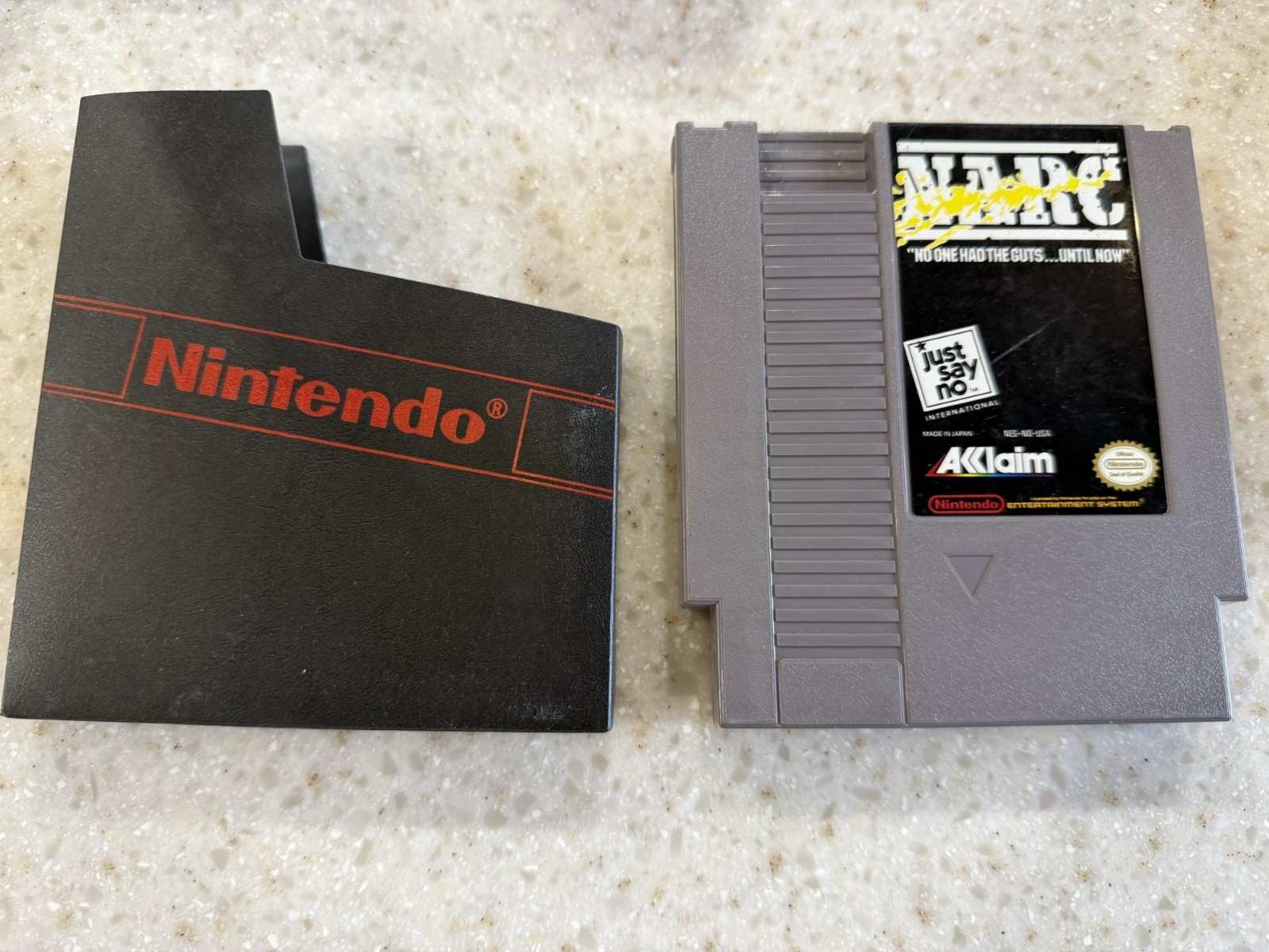 NARC N.A.R.C. GAME ORIGINAL Nintendo System GAME 1985 NES HQ