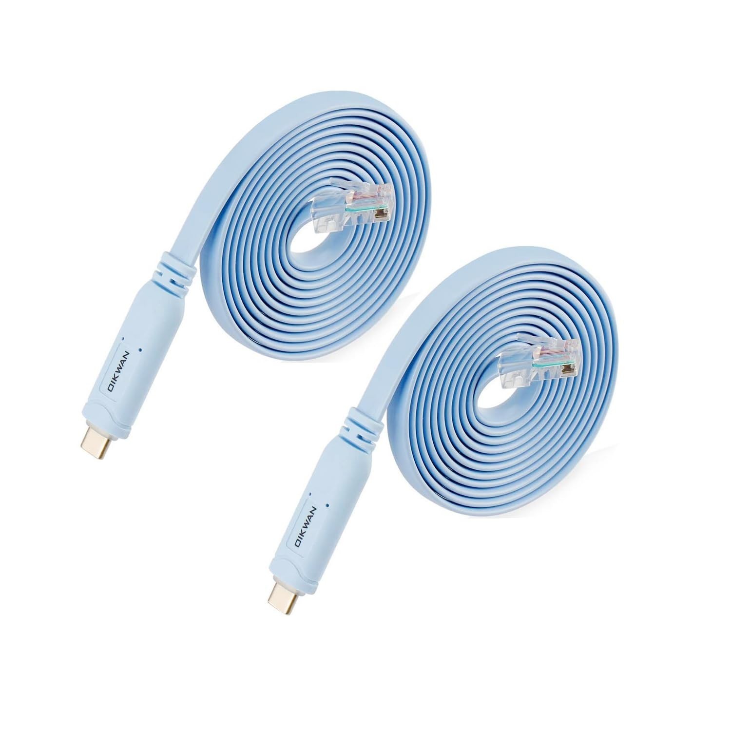 USB-C to RJ45 Console Cable 2 Pack for Networking
