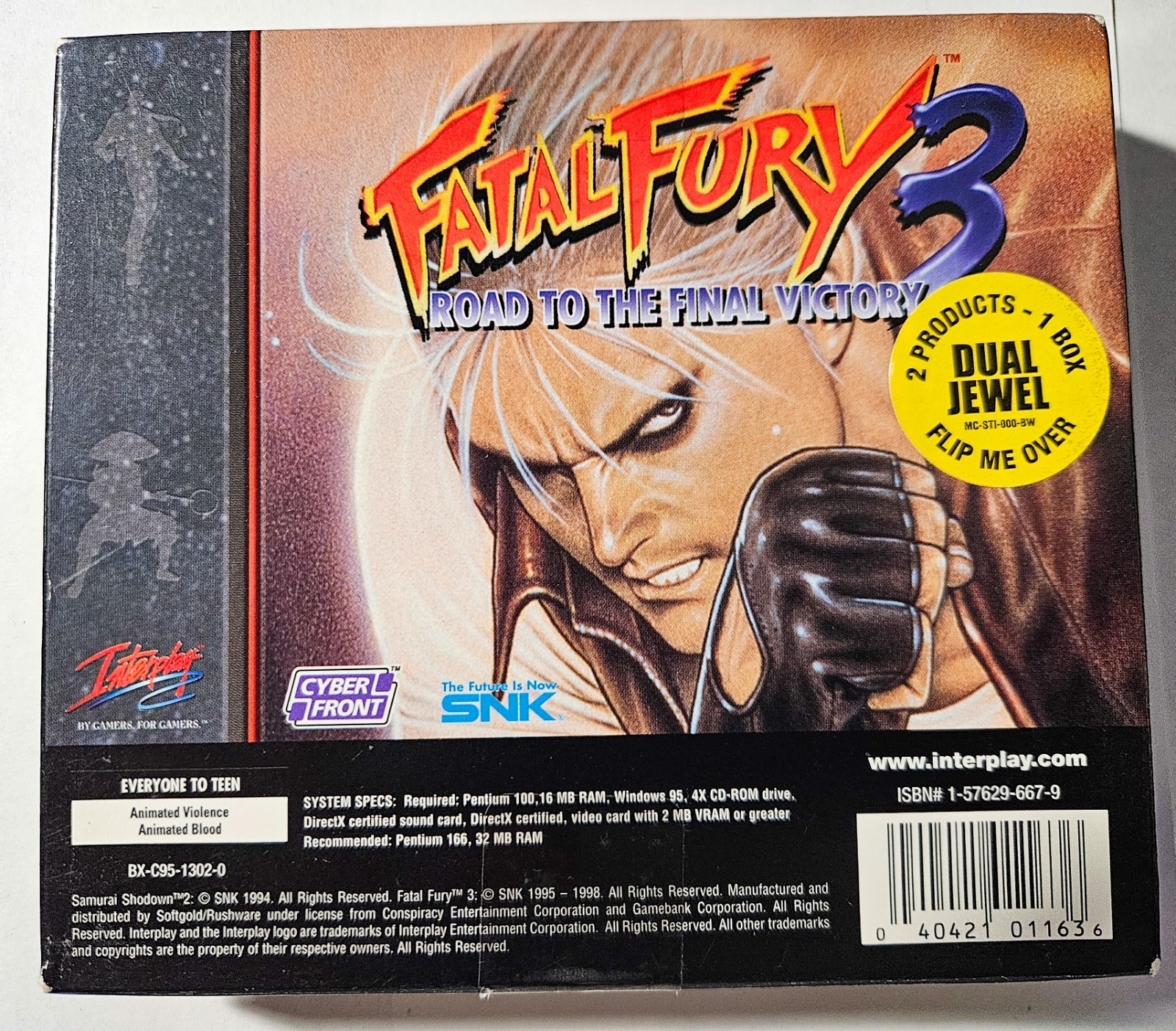 Samurai Shodown 2/Fatal Fury 3 CD-ROM (2-Disc Set) for Windows 95/98