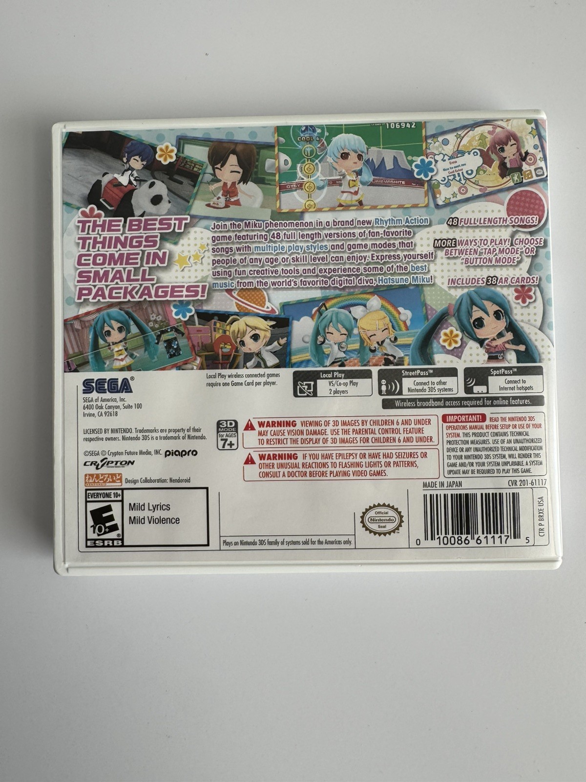 [CASE / MANUAL ONLY] Hatsune Miku: Project Mirai DX