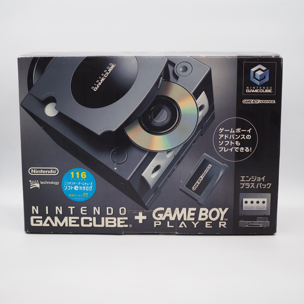 Nintendo GameCube Console Black Boxed Enjoy Game Pack Tested NTSC-J NTSC-U/C GC