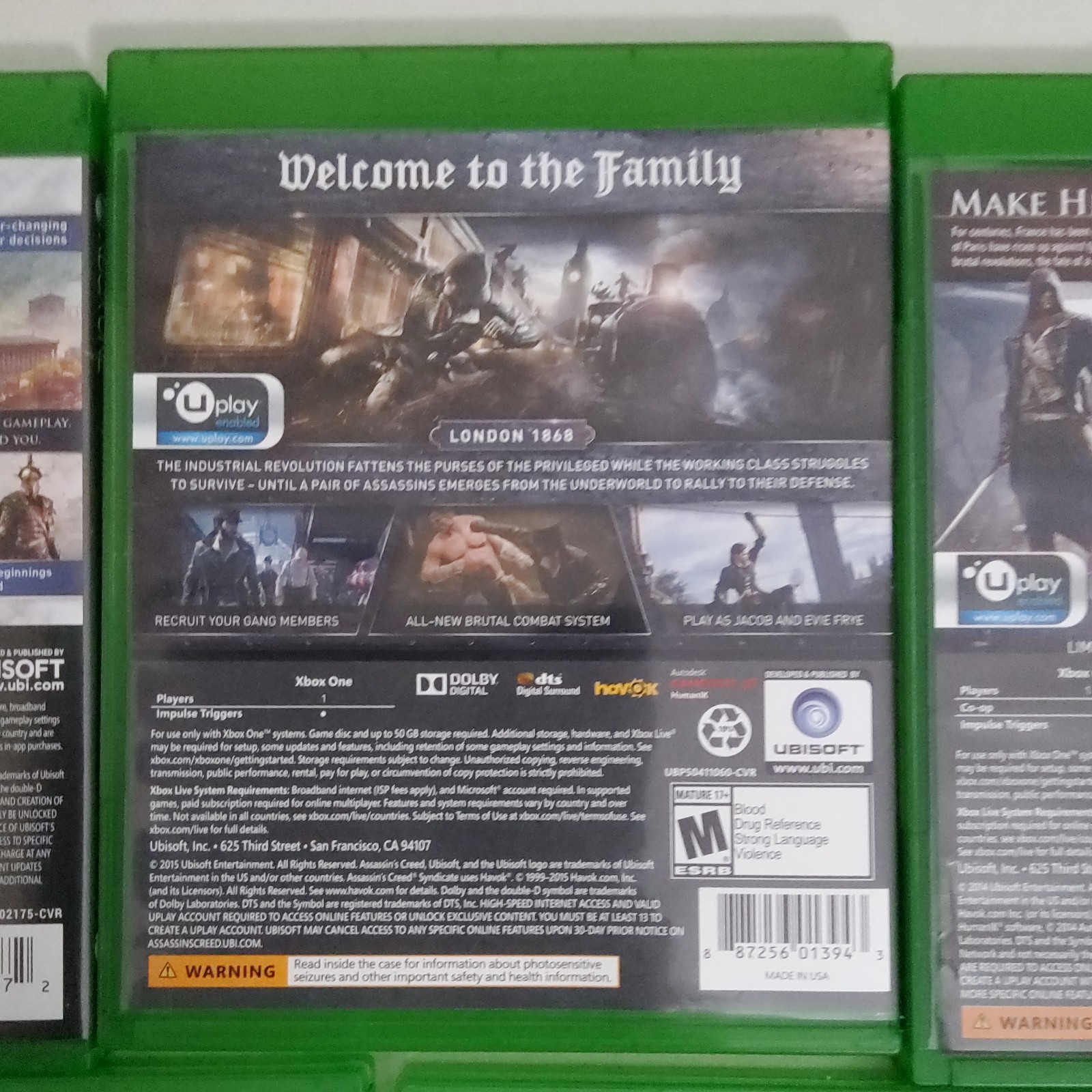 Assassin’s Creed Xbox One/SERIES Bundle Odyssey Unity Ezio Valhalla Syndicate