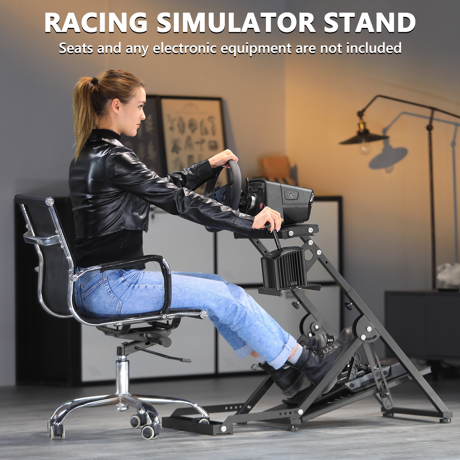 Marada Racing Wheel Stand “X” FRAME Fit Logitech G25 G27 G29 G920 Thrustmaster