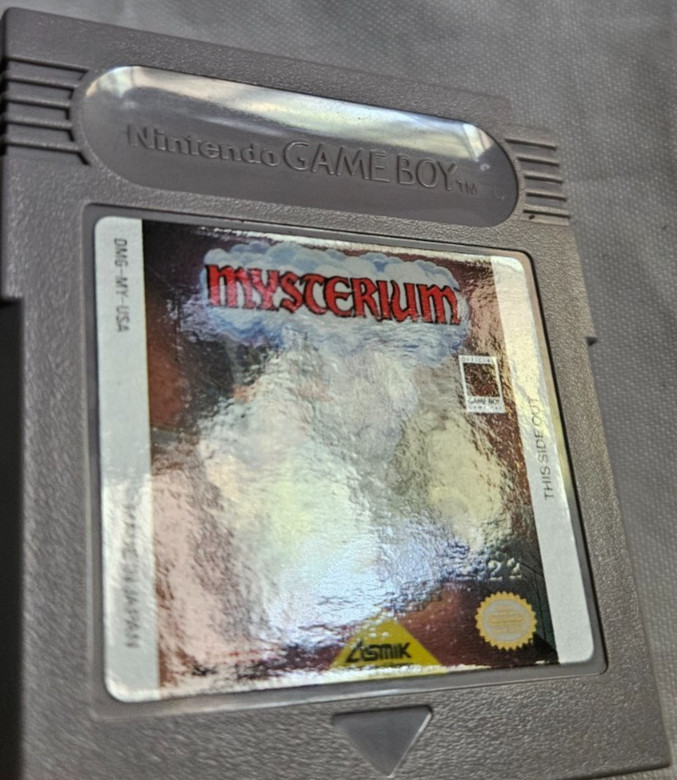 Mysterium Cartridge Only Authentic Nintendo Game Boy DMG-MY-USA 1991 Gameboy