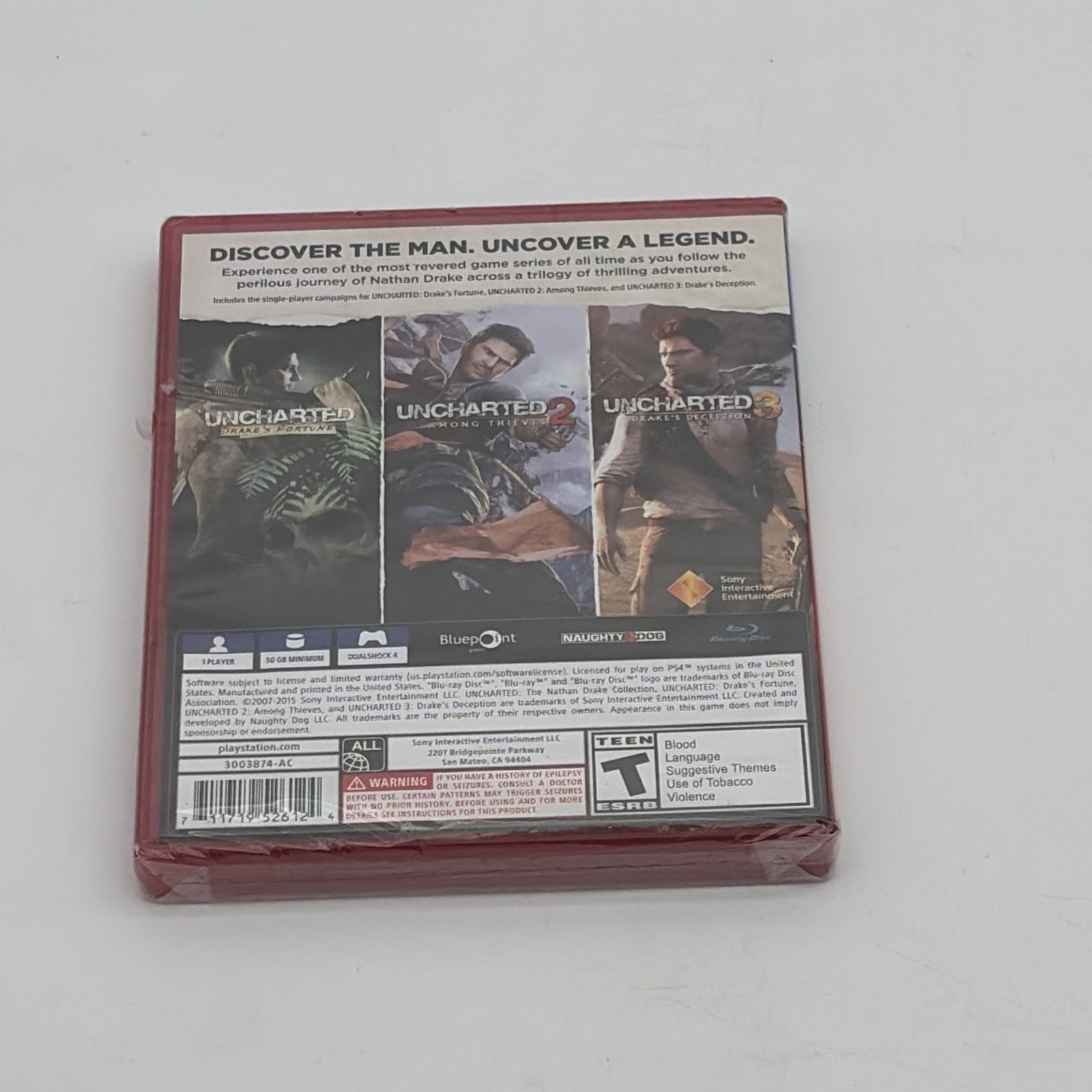 Uncharted: The Nathan Drake Collection (PlayStation Hits) PS4 New Game Sealed